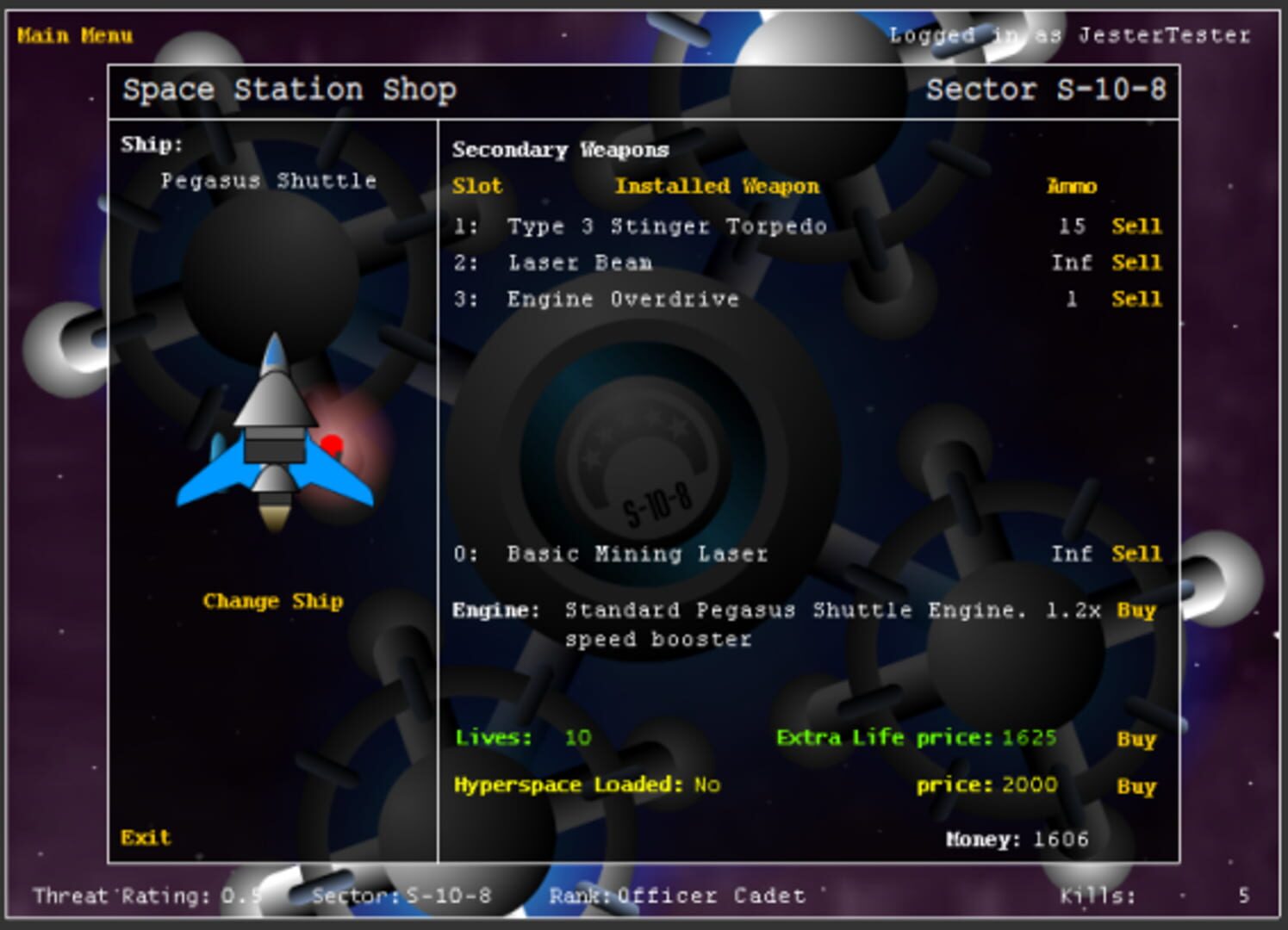 Screenshot for Starfighter: Disputed Galaxy
