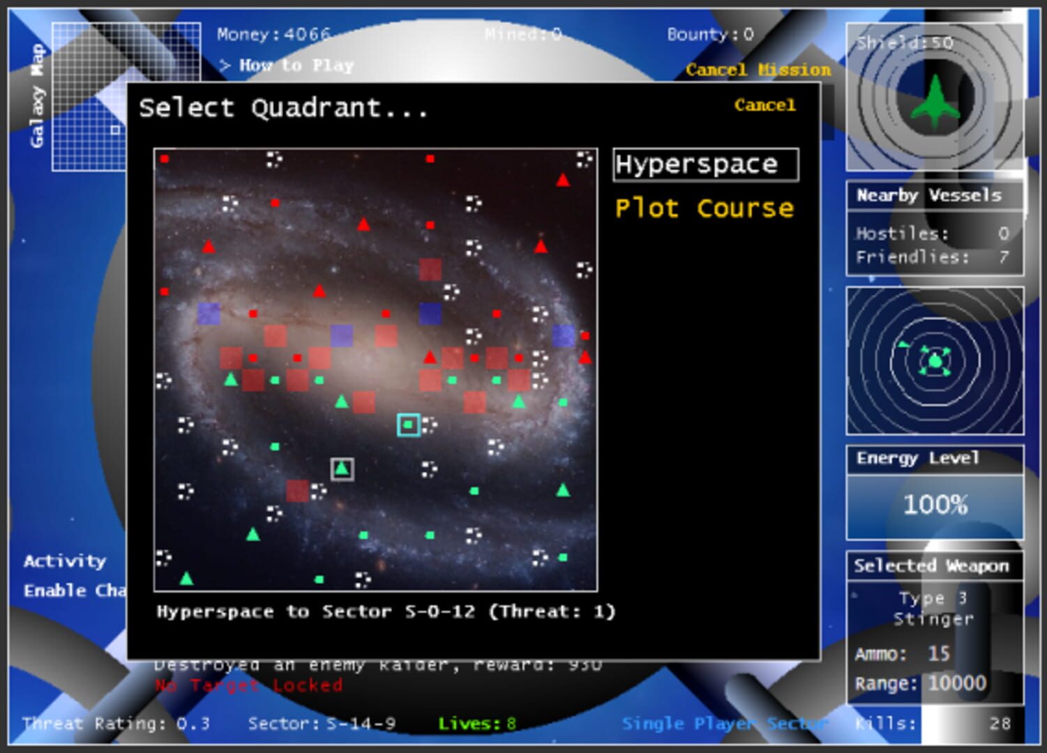 Screenshot for Starfighter: Disputed Galaxy