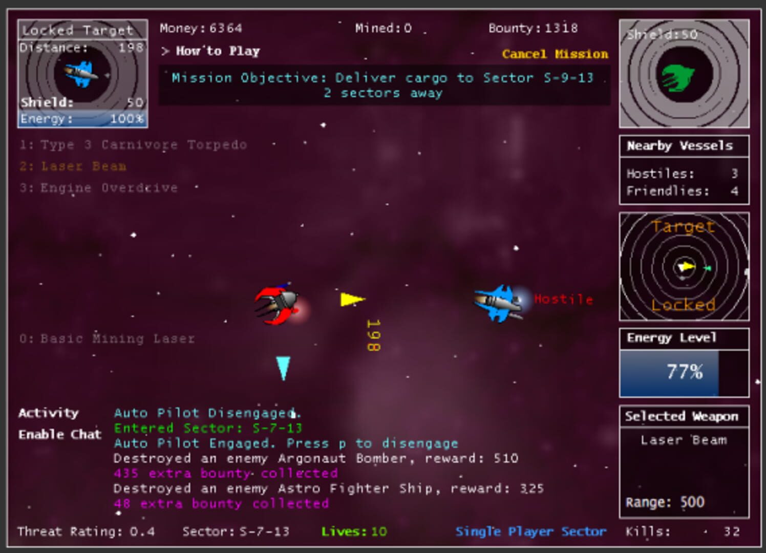 Screenshot for Starfighter: Disputed Galaxy