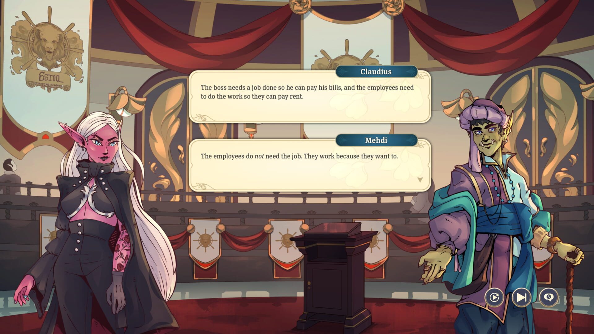 Screenshot for Merchants of Rosewall