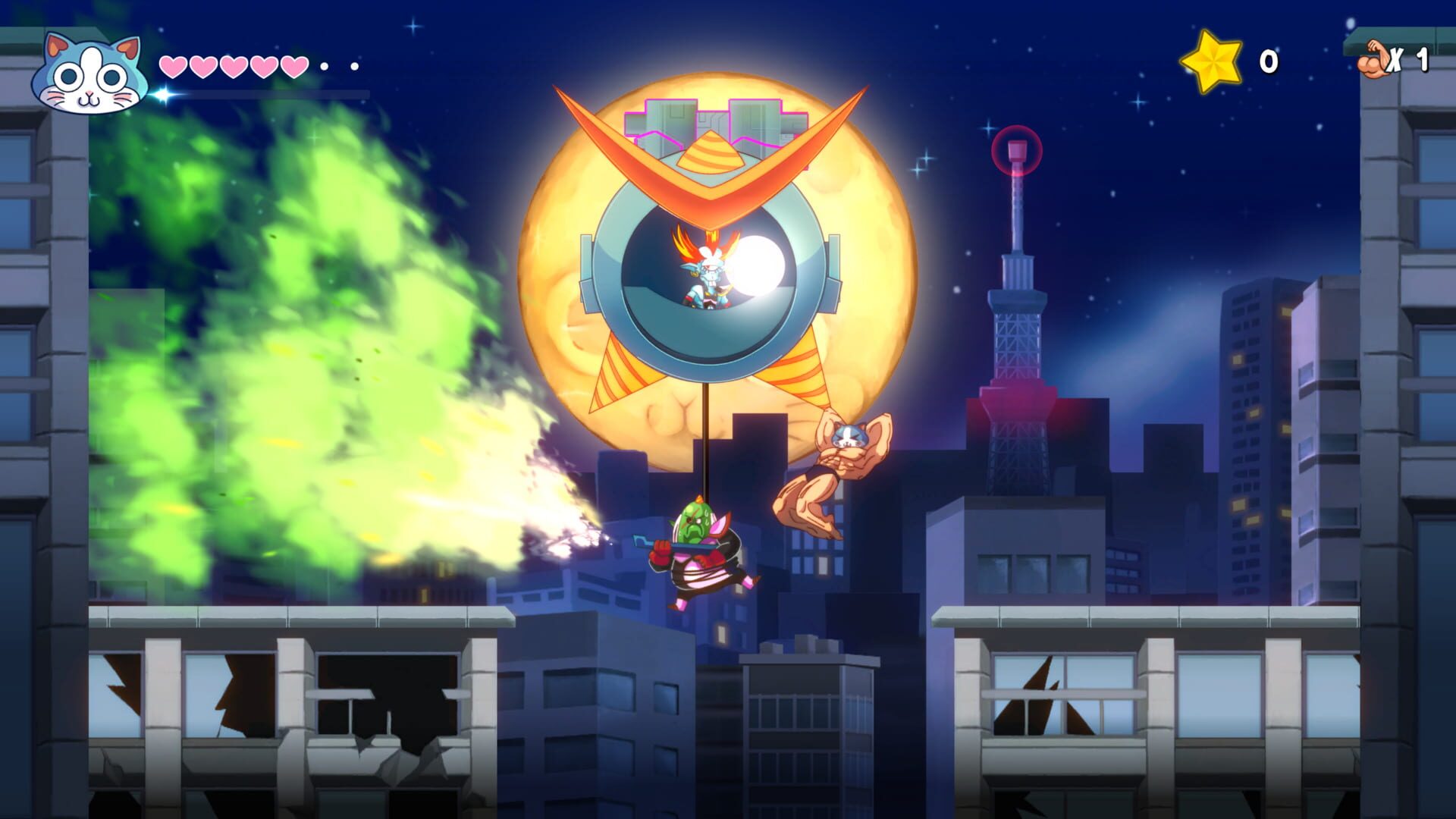 Screenshot for KinnikuNeko: Super Muscle Cat