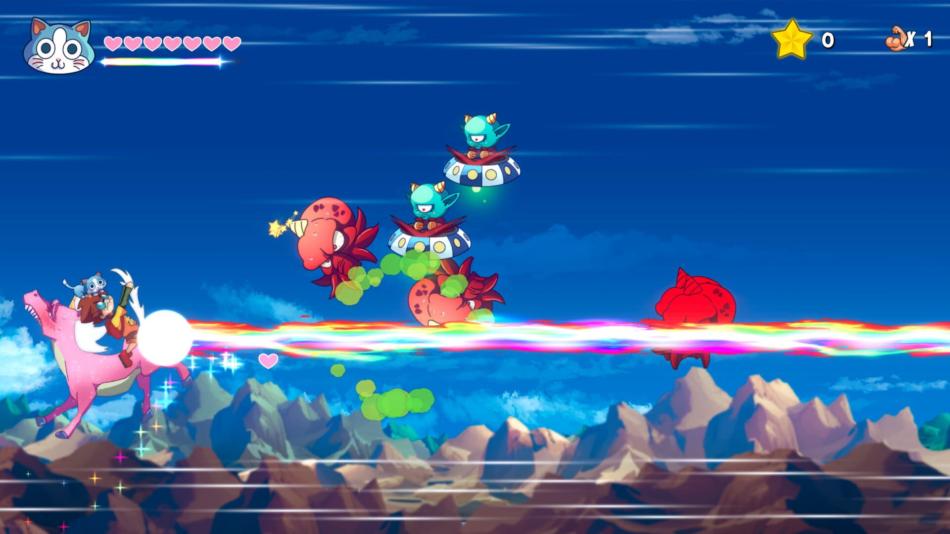 Screenshot for KinnikuNeko: Super Muscle Cat