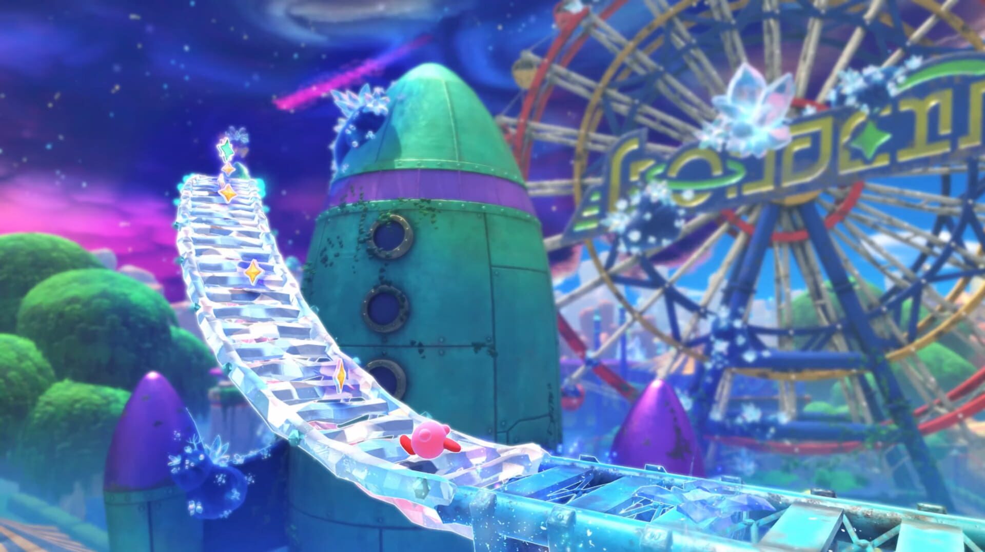 Screenshot for Kirby and the Forgotten Land: Nintendo Switch 2 Edition + Star-Crossed World