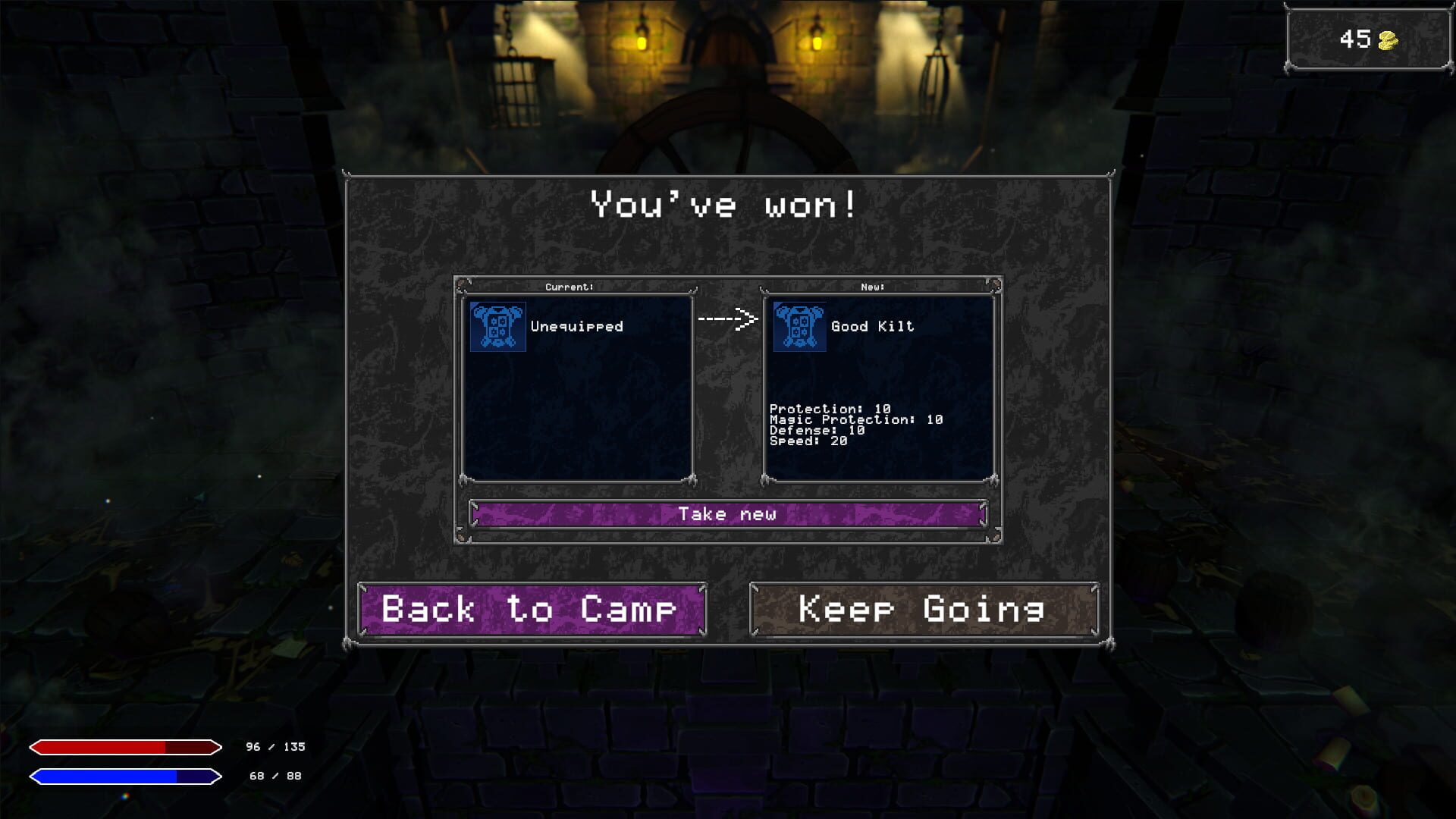 Screenshot for Dungeon of the Forgotten King
