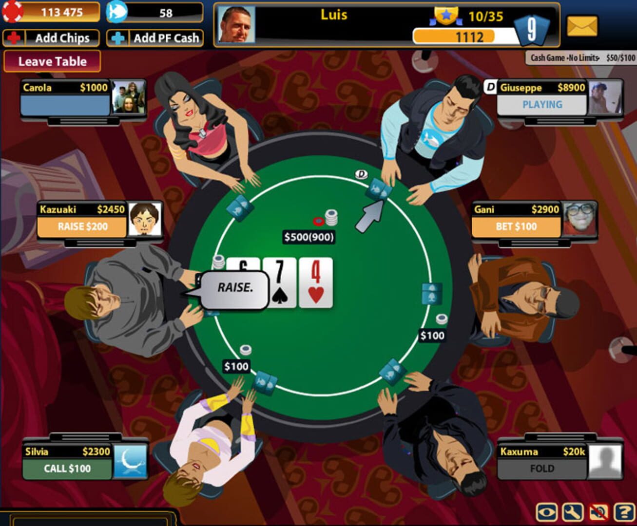 Screenshot for Poker Rivals