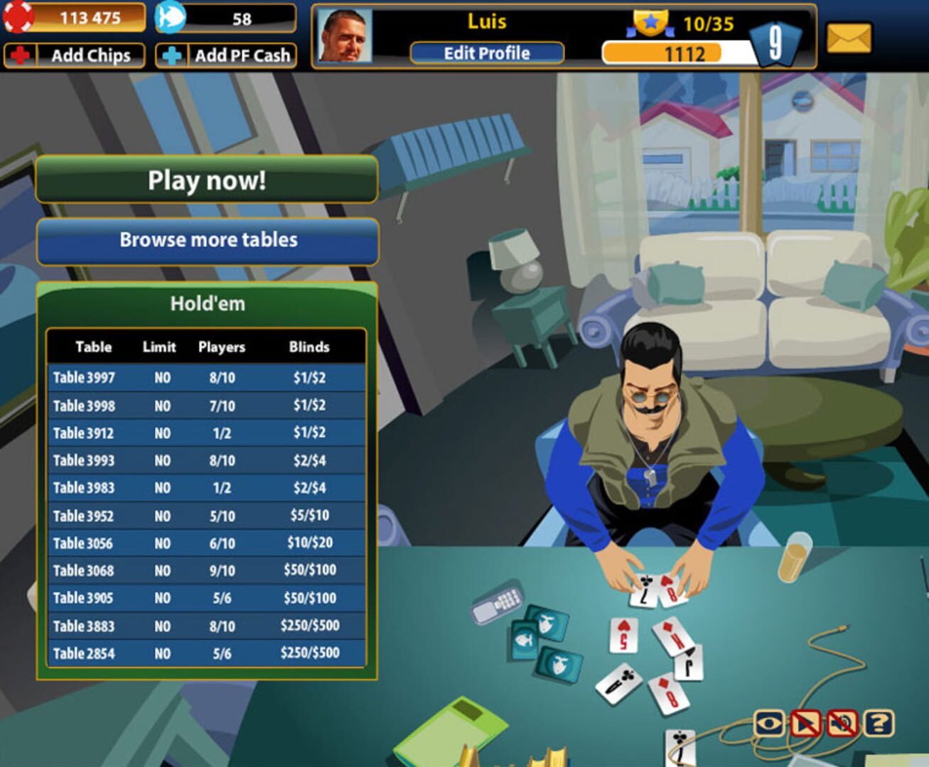 Screenshot for Poker Rivals