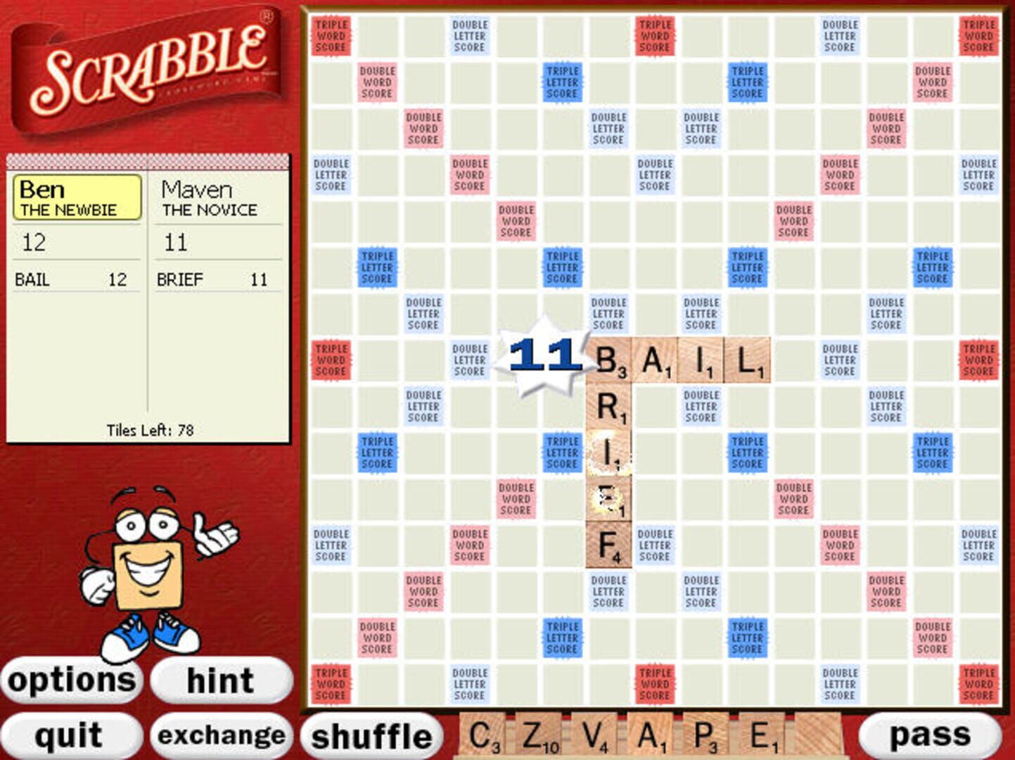 Screenshot for Scrabble