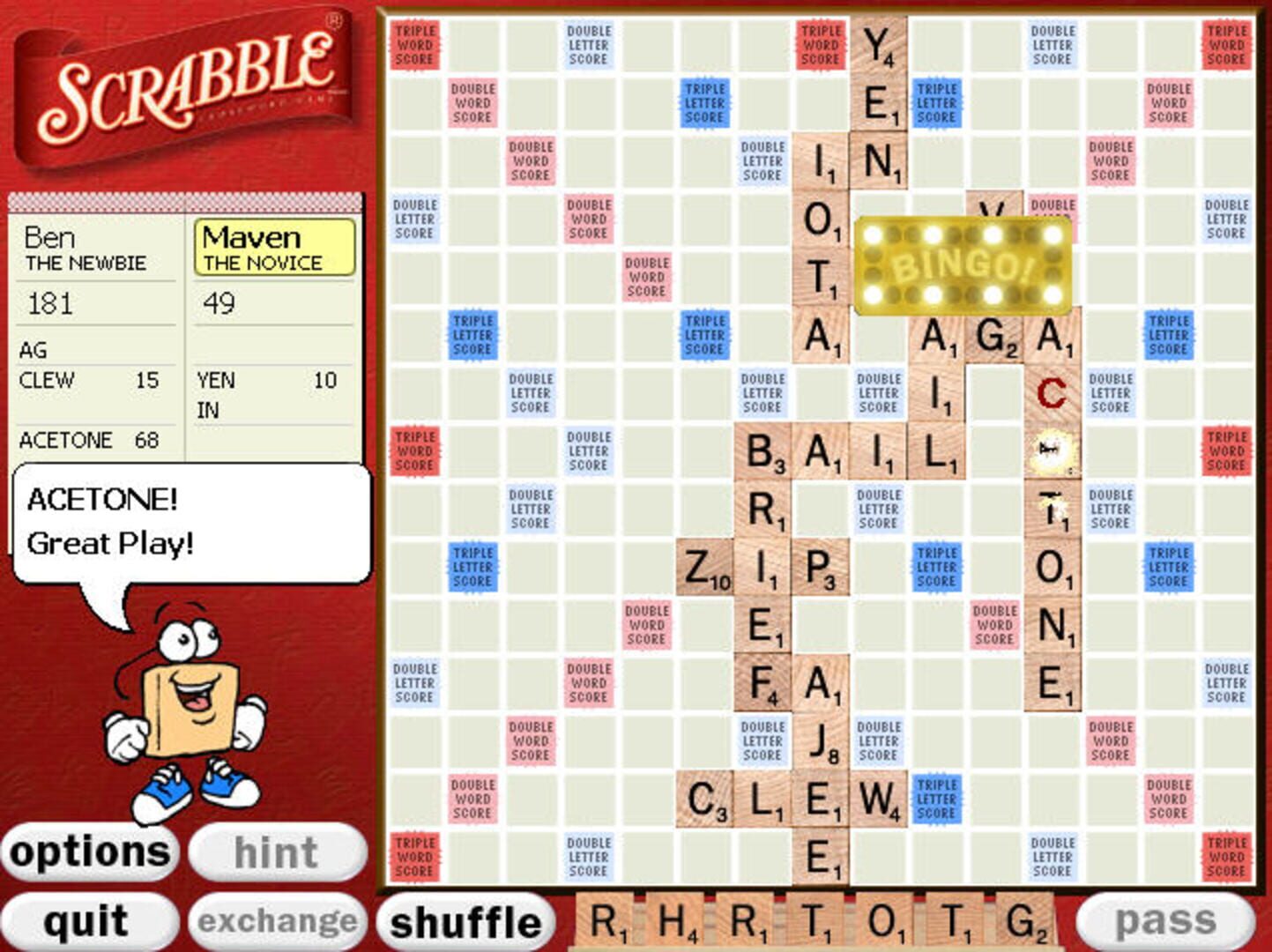 Screenshot for Scrabble