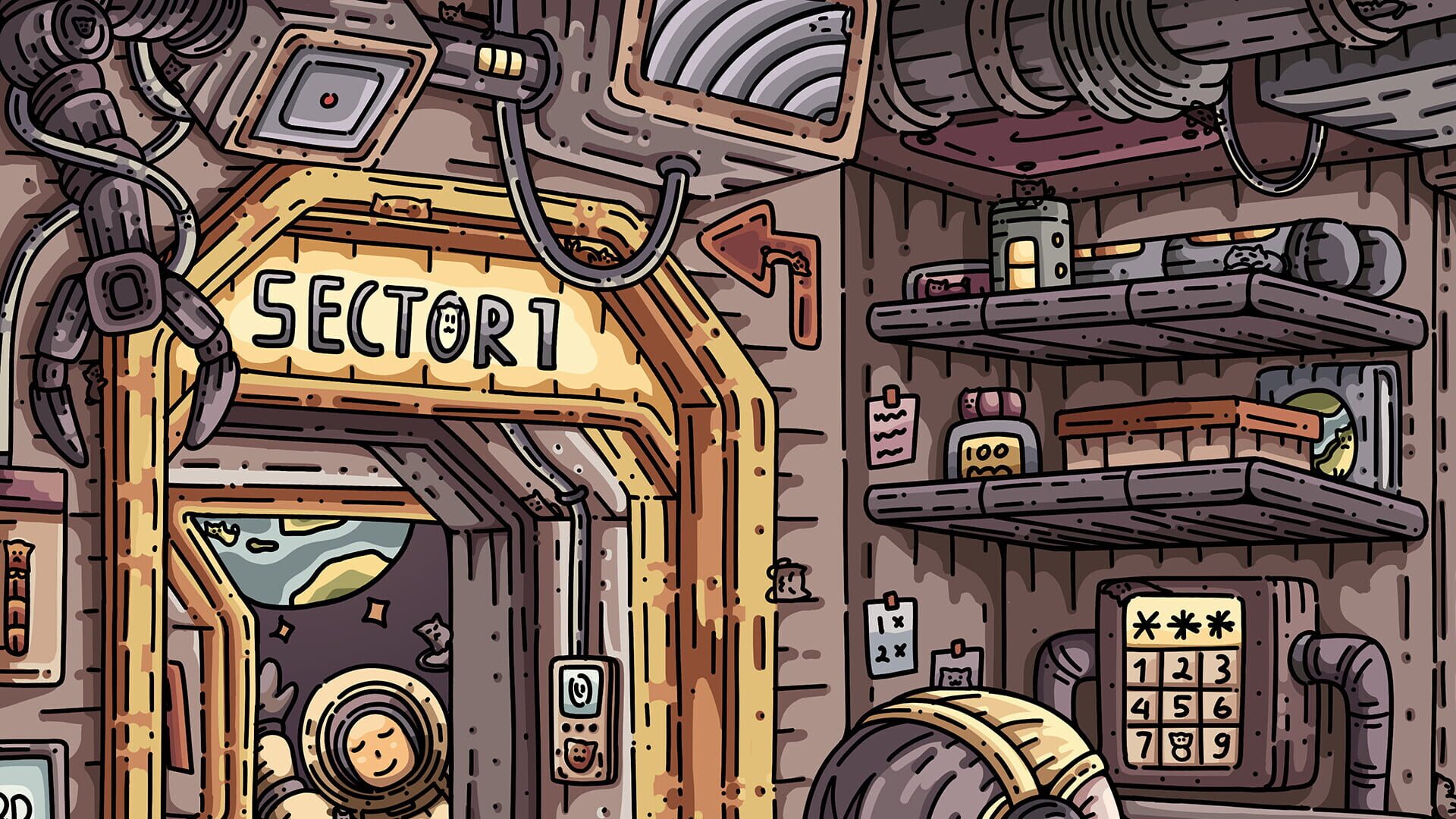 Screenshot for 100 Astro Cats