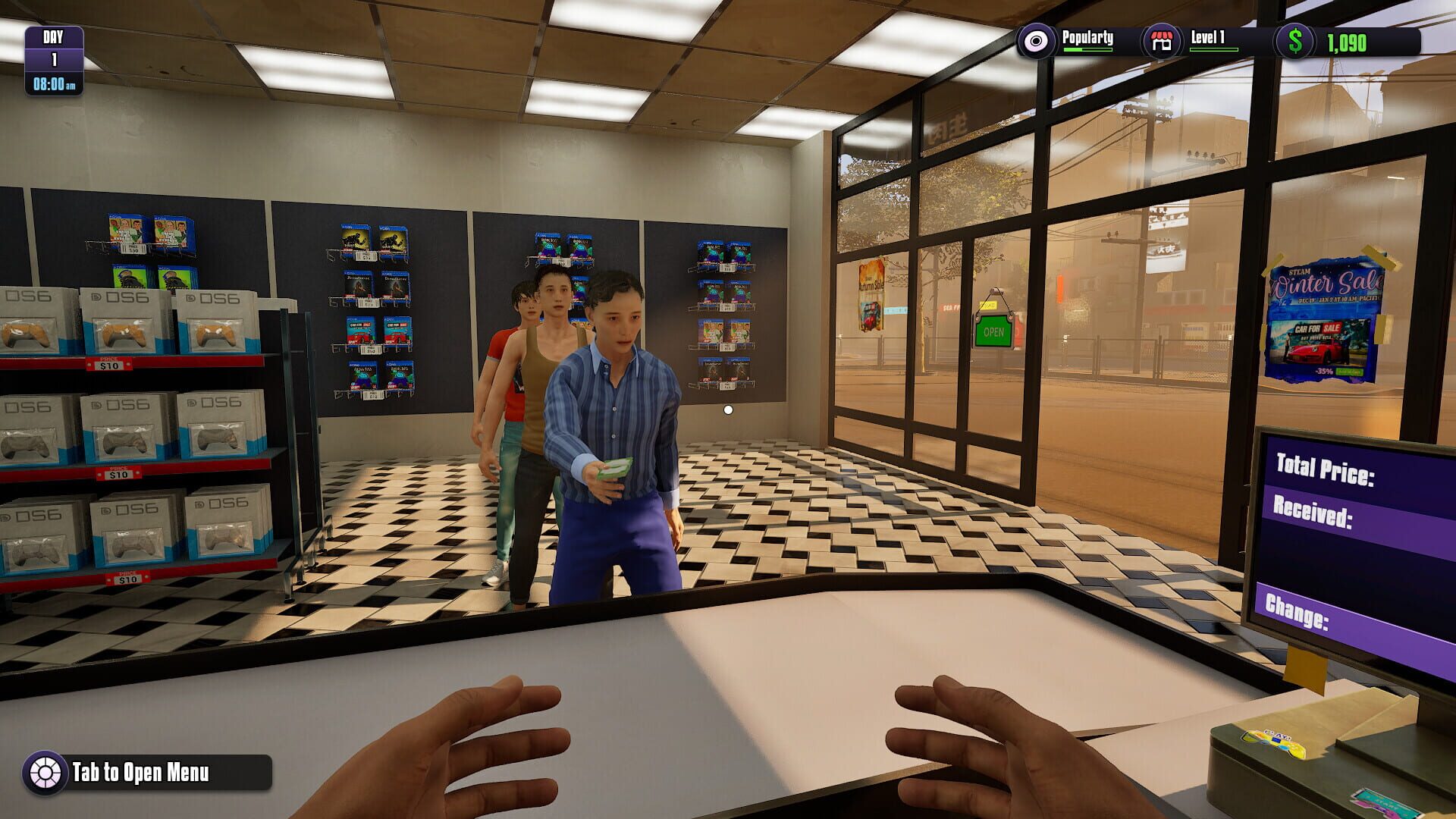 Screenshot for Gamer Stop Simulator