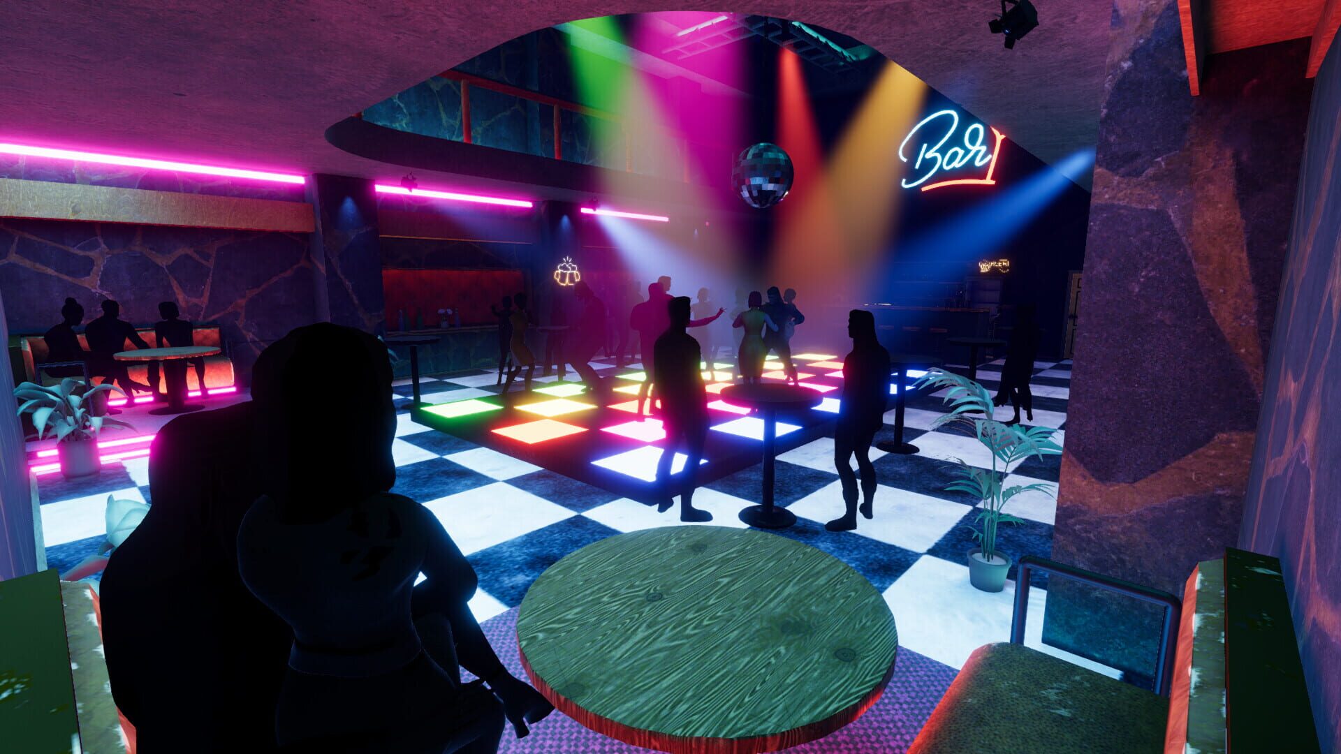 Screenshot for Under the Disco Lights: 80's Bar Simulator