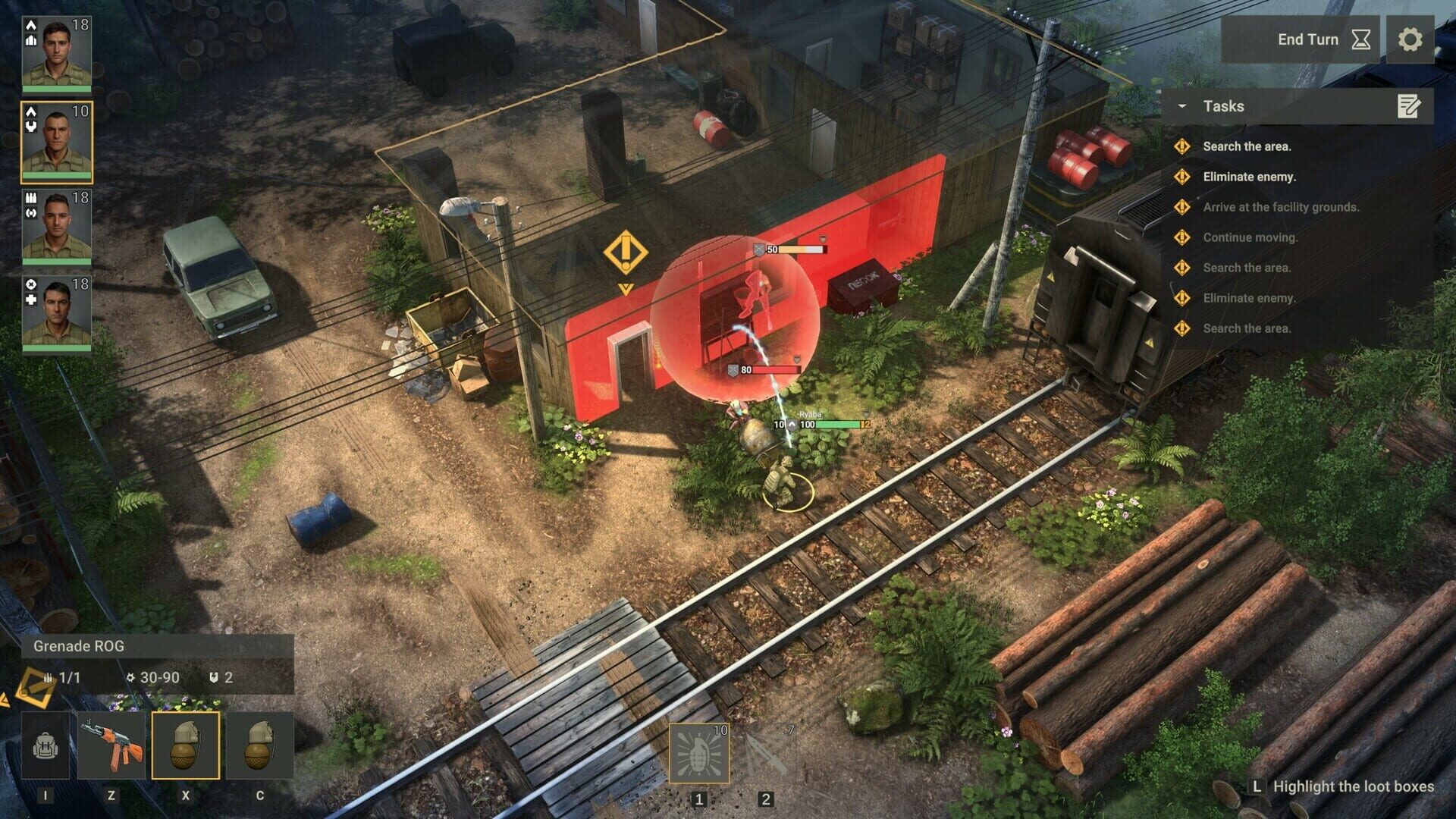 Screenshot for Future War Tactics: SOF vs. Alien Invasion - Turn-based Strategy