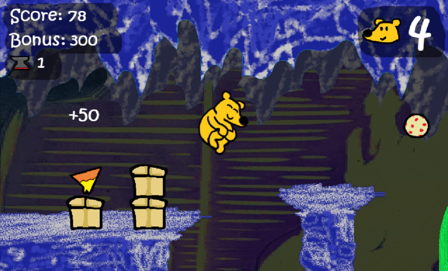 Screenshot for Winnie-the-Pooh Hops for Honey