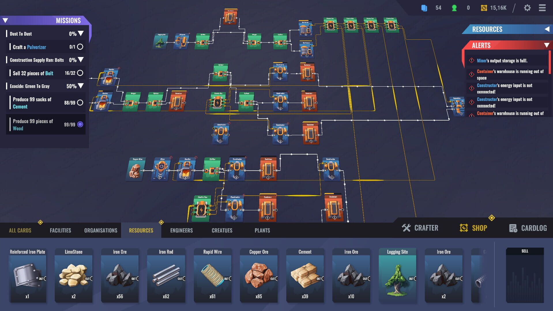 Screenshot for Factory Planner