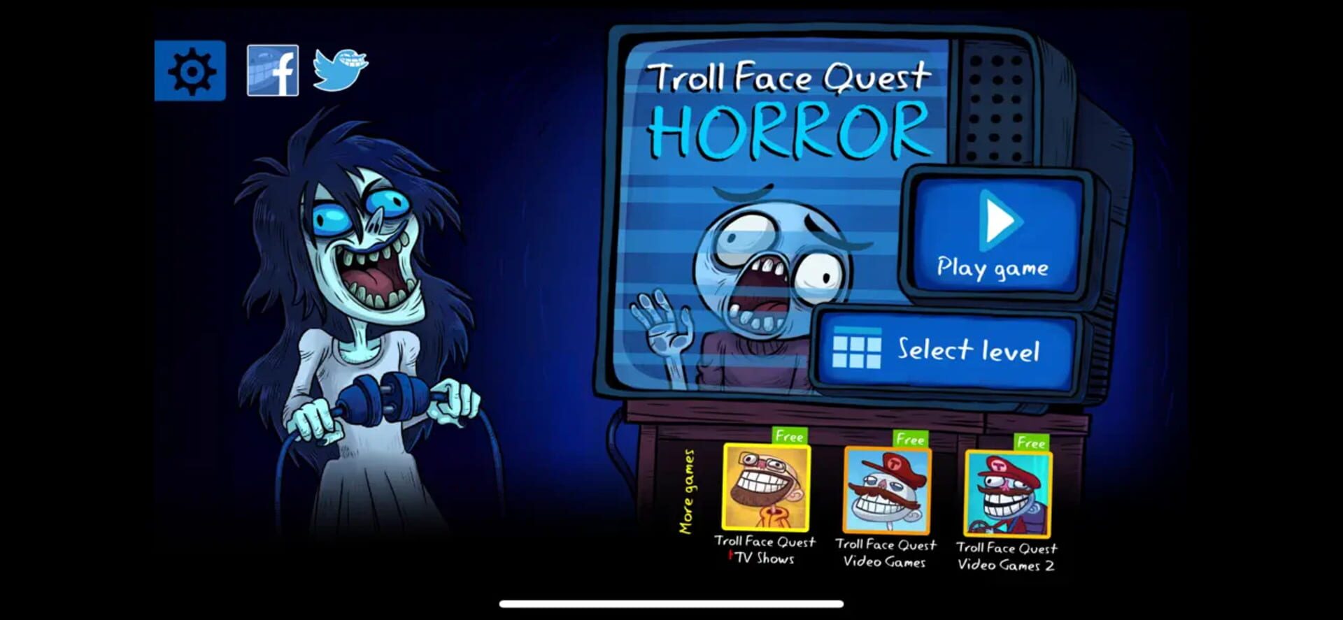 Screenshot for Troll Face Quest Horror