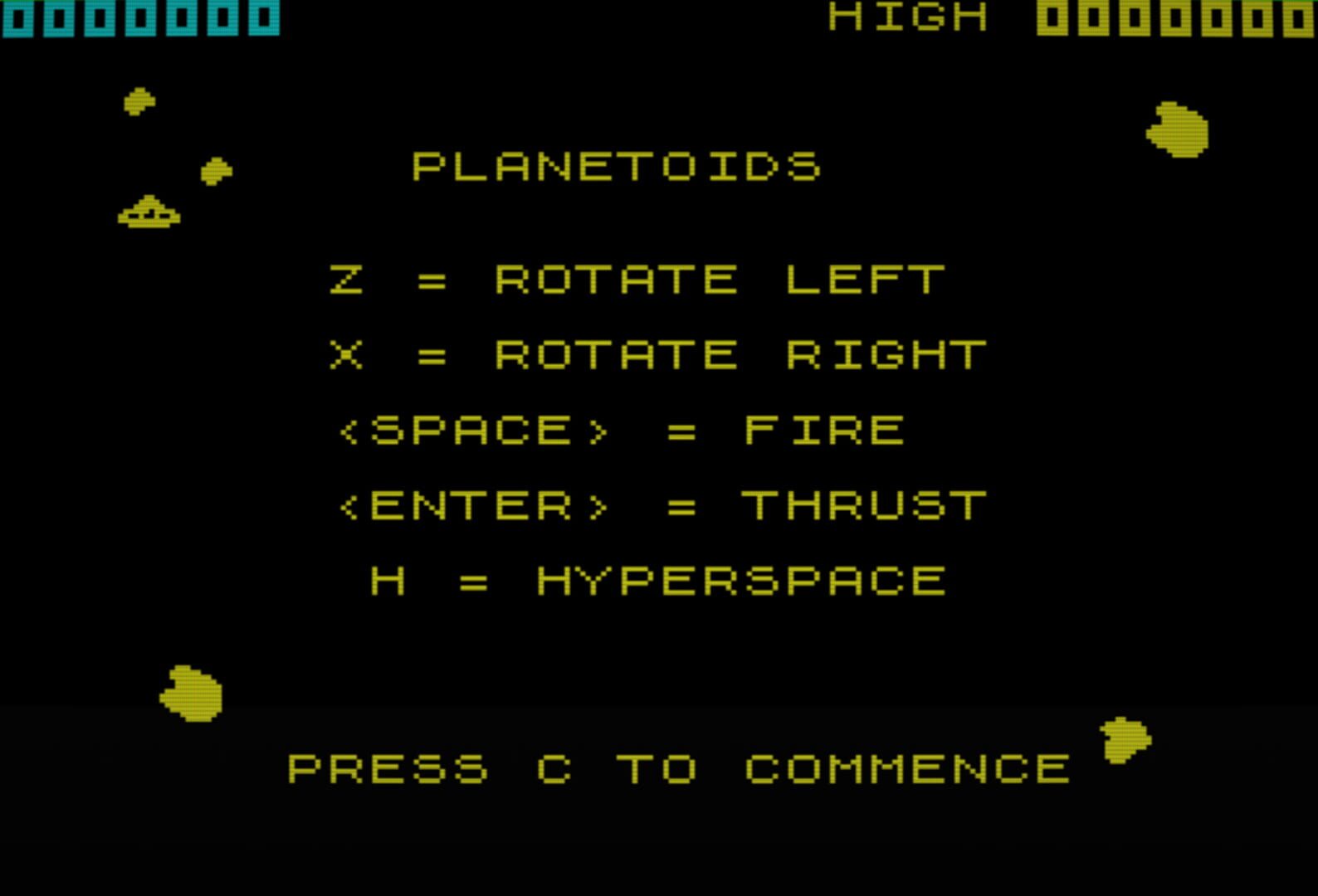 Screenshot for Planetoids