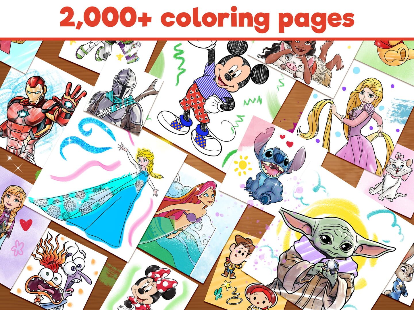 Screenshot for Disney Coloring World