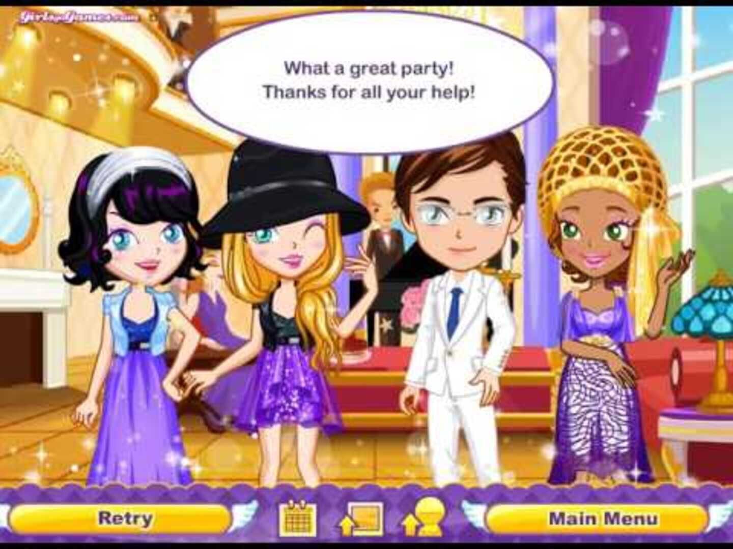 Screenshot for Girls Go Fashion Party