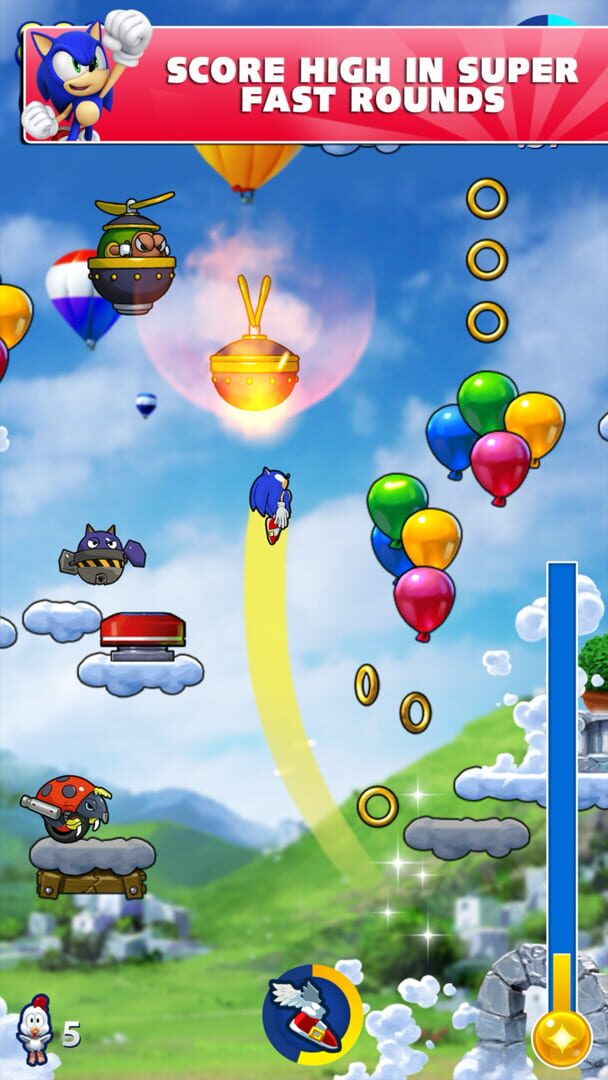Screenshot for Sonic Jump Fever