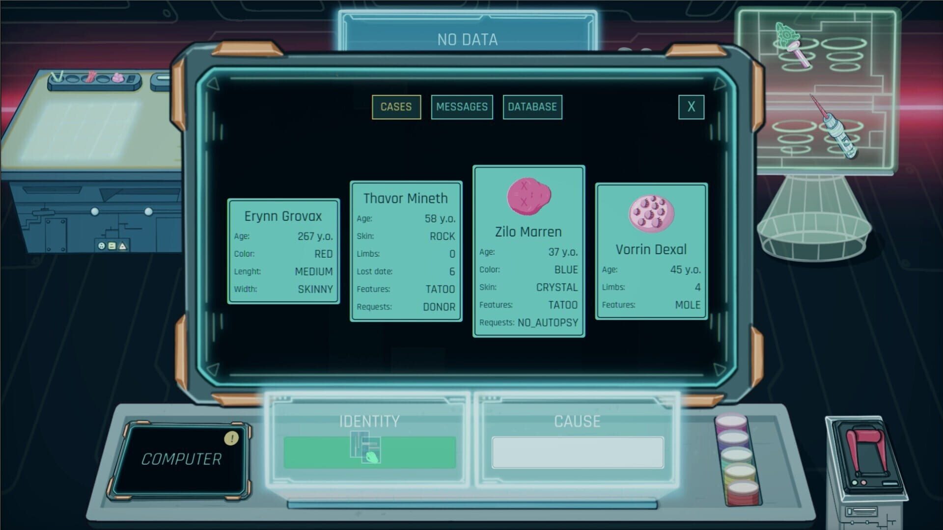 Screenshot for Alien Morgue