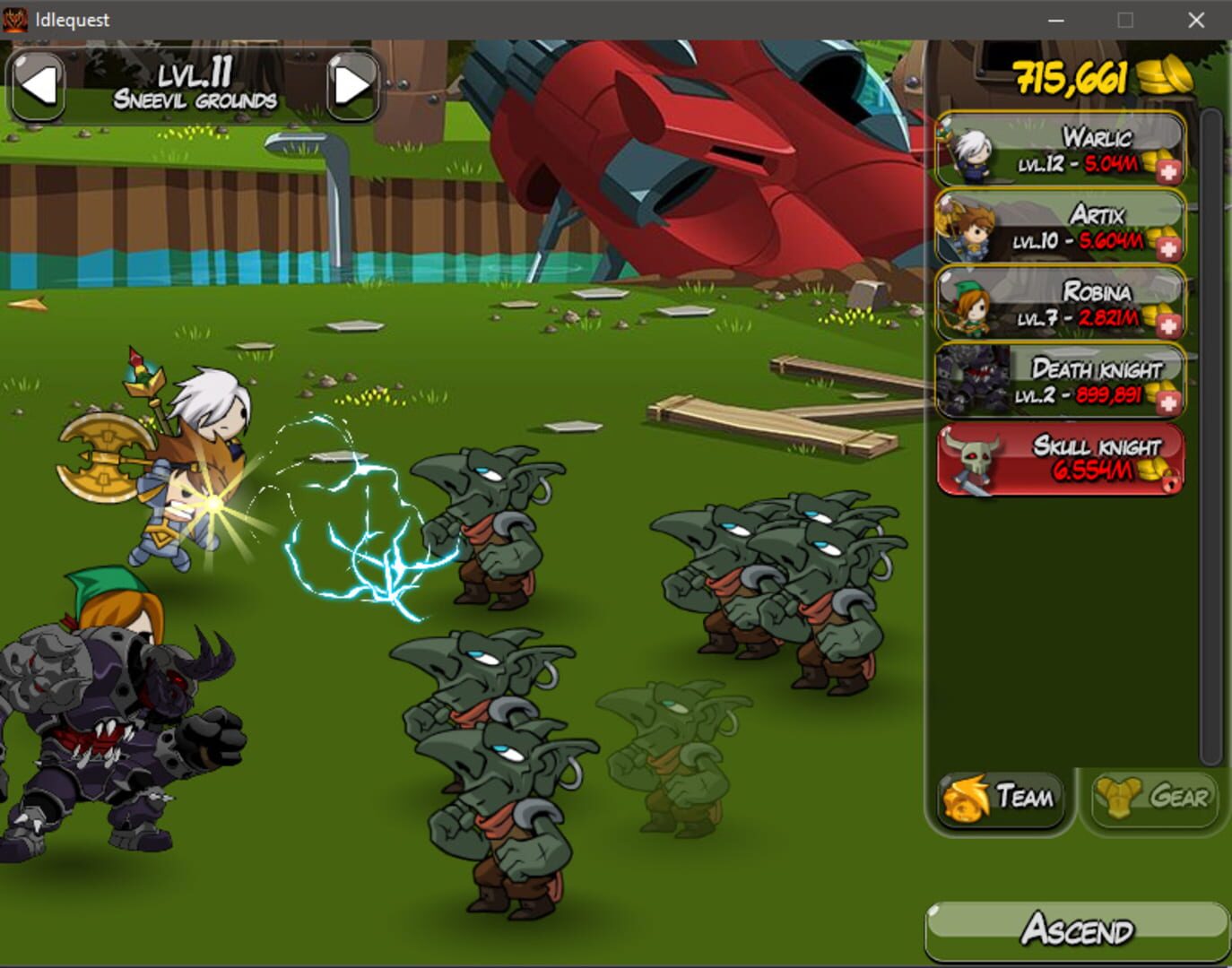 Screenshot for IdleQuest