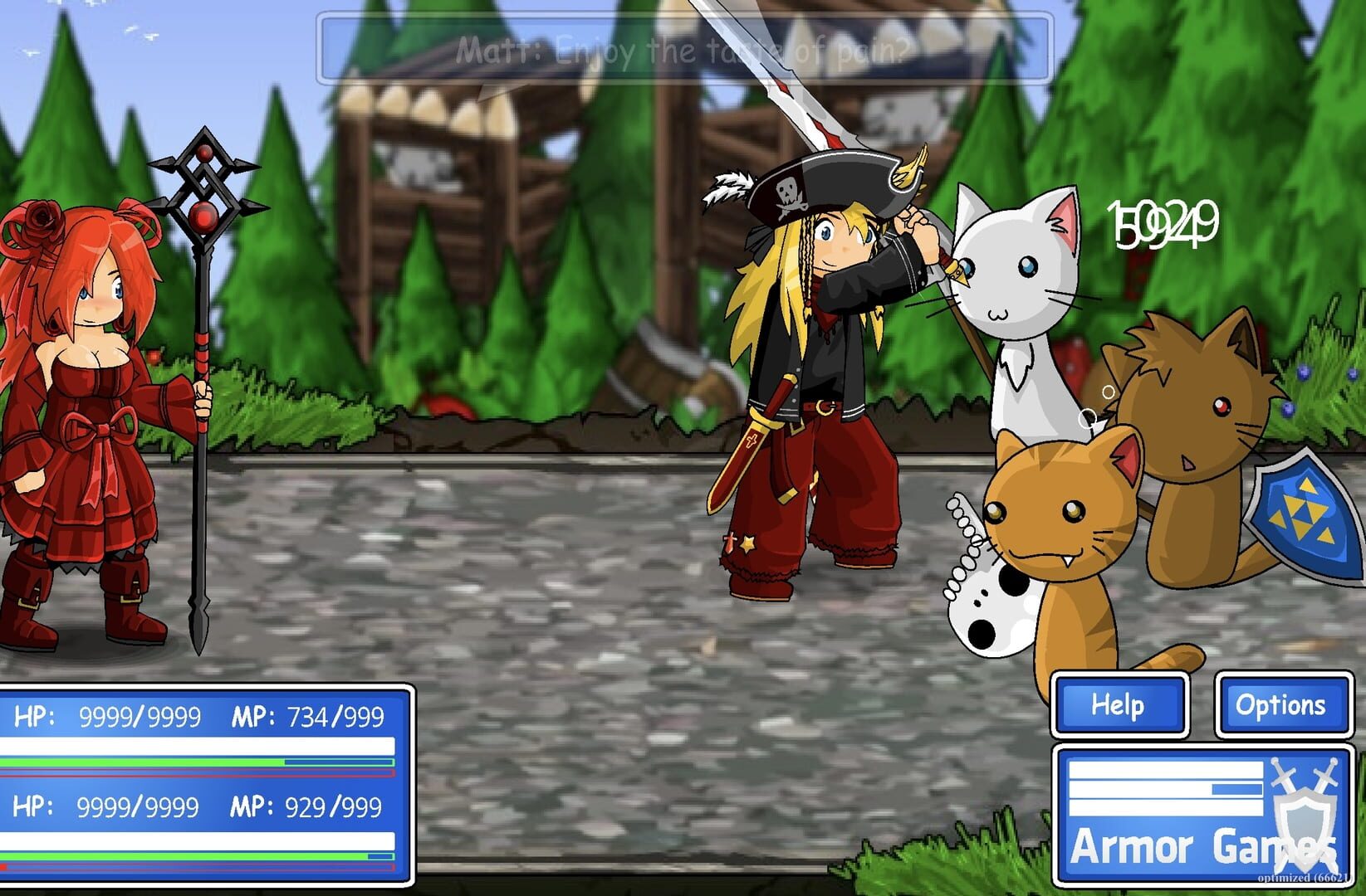 Screenshot for Epic Battle Fantasy 2