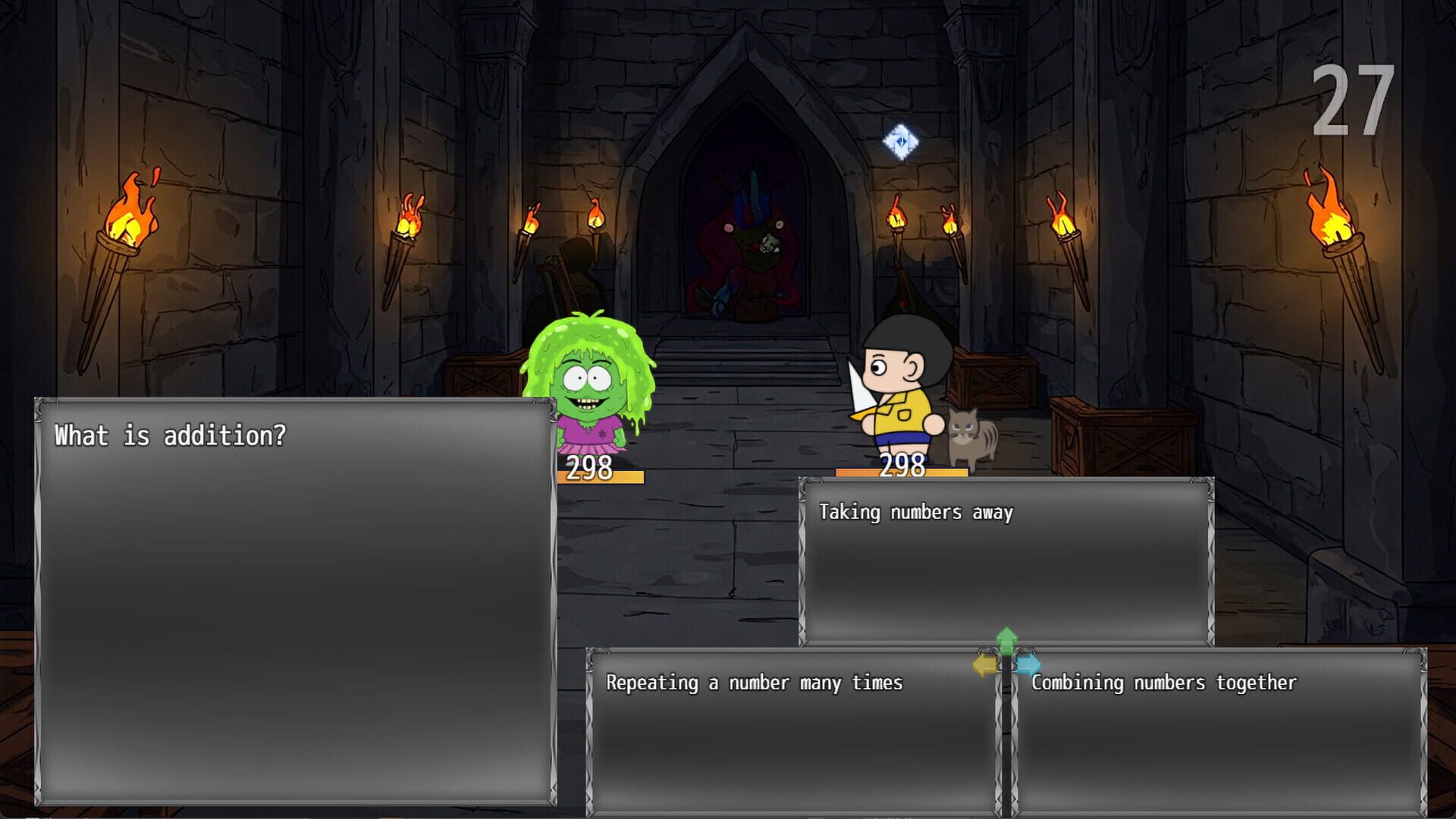 Screenshot for Quiz Kingdom: Elementary Math Kids RPG