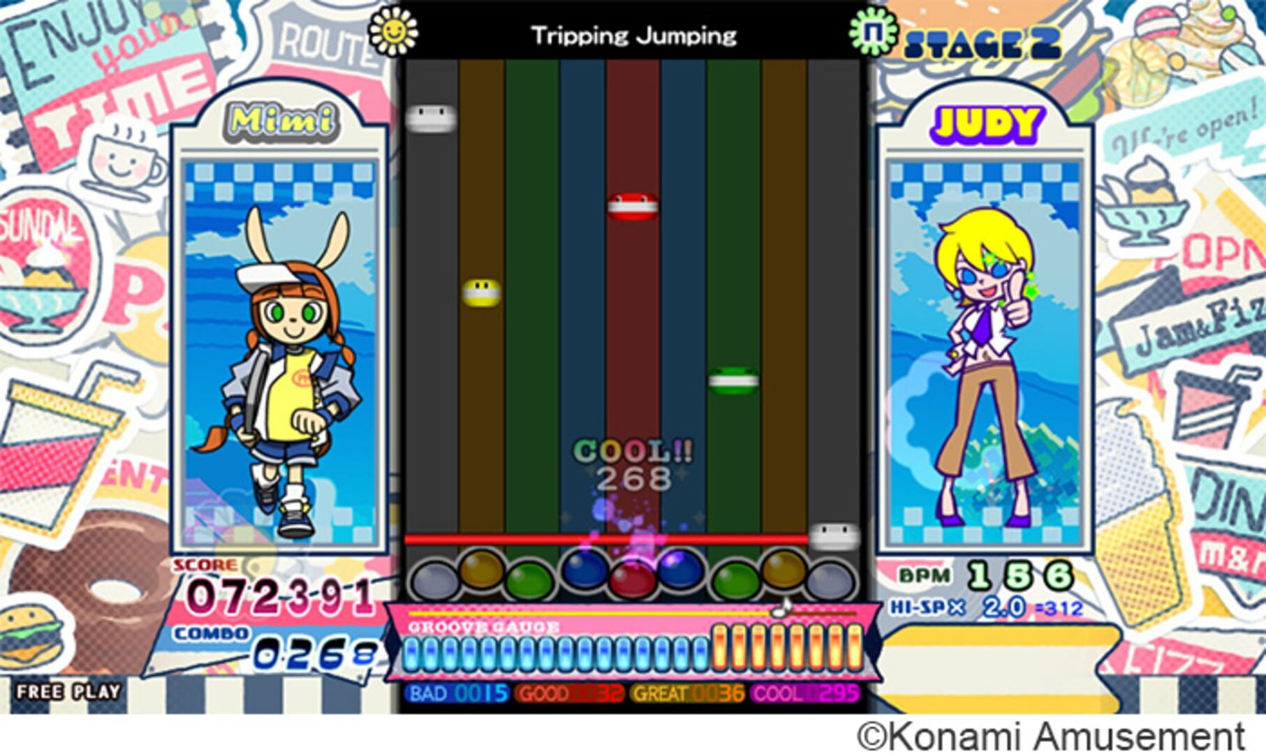 Screenshot for Pop'n Music Jam&Fizz