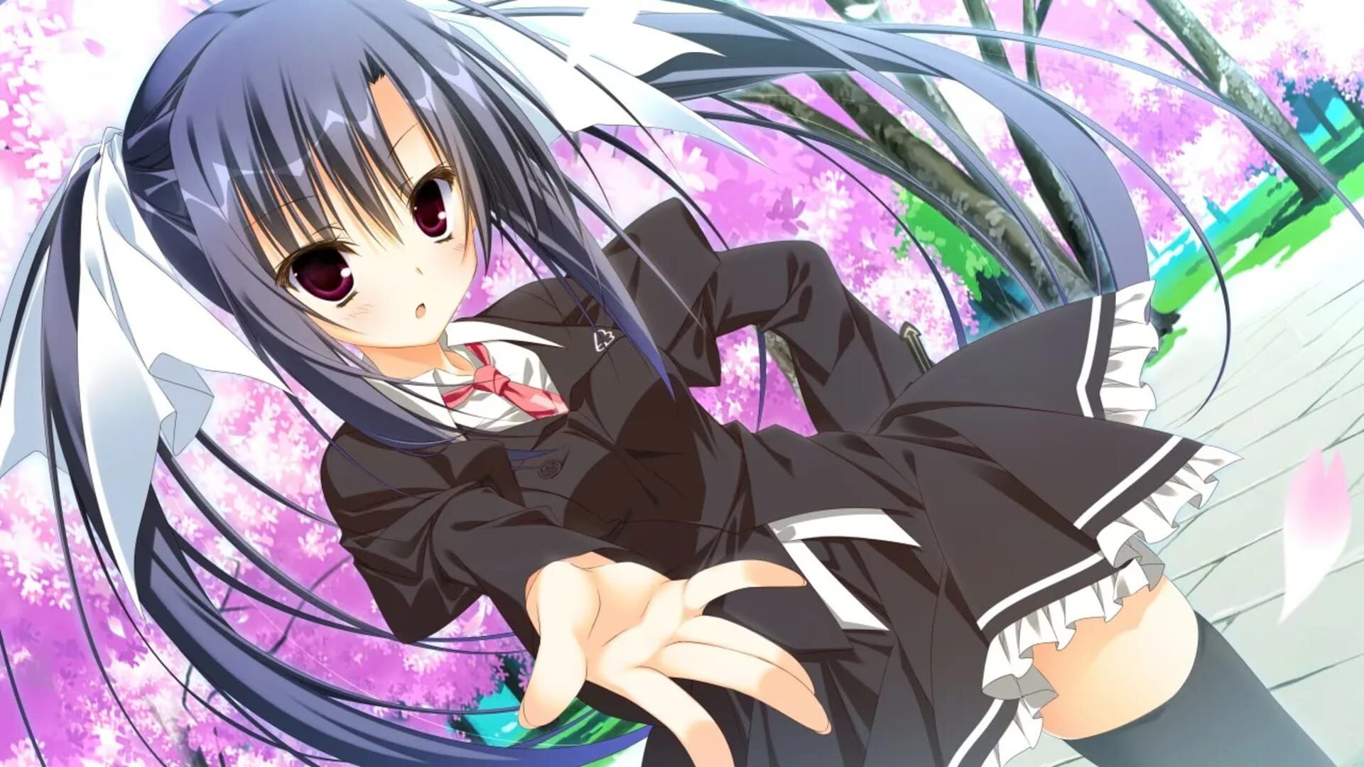 Screenshot for Sakura no Uta: Sakura no Mori no Ue wo Mau