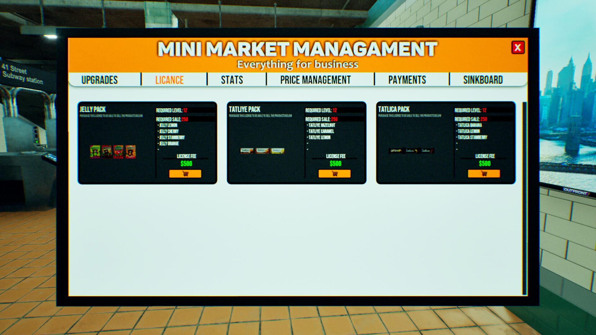 Screenshot for Metro Mini Market Simulator