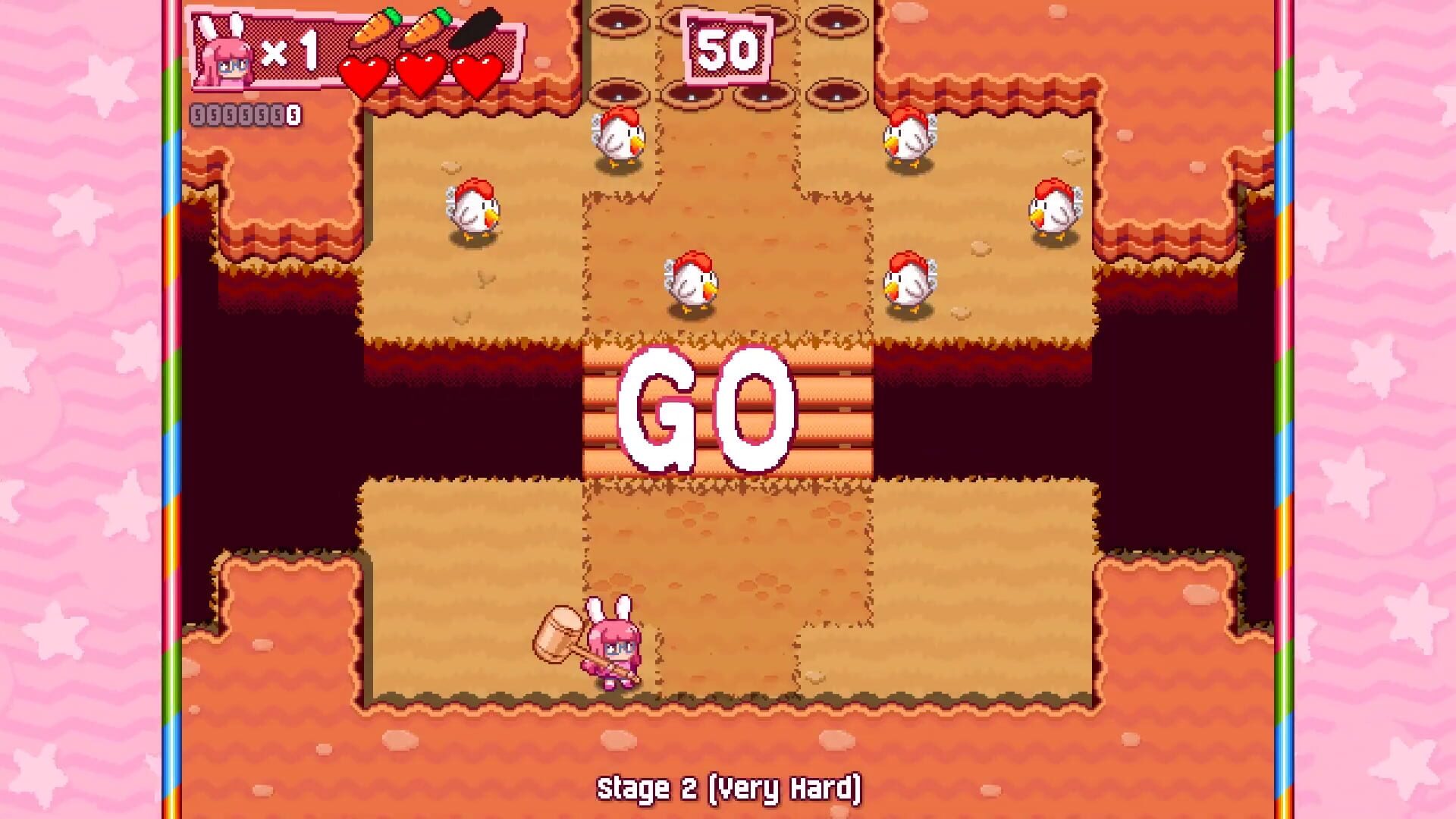 Screenshot for Hyper Bun Buster: Rocket Hammer Action
