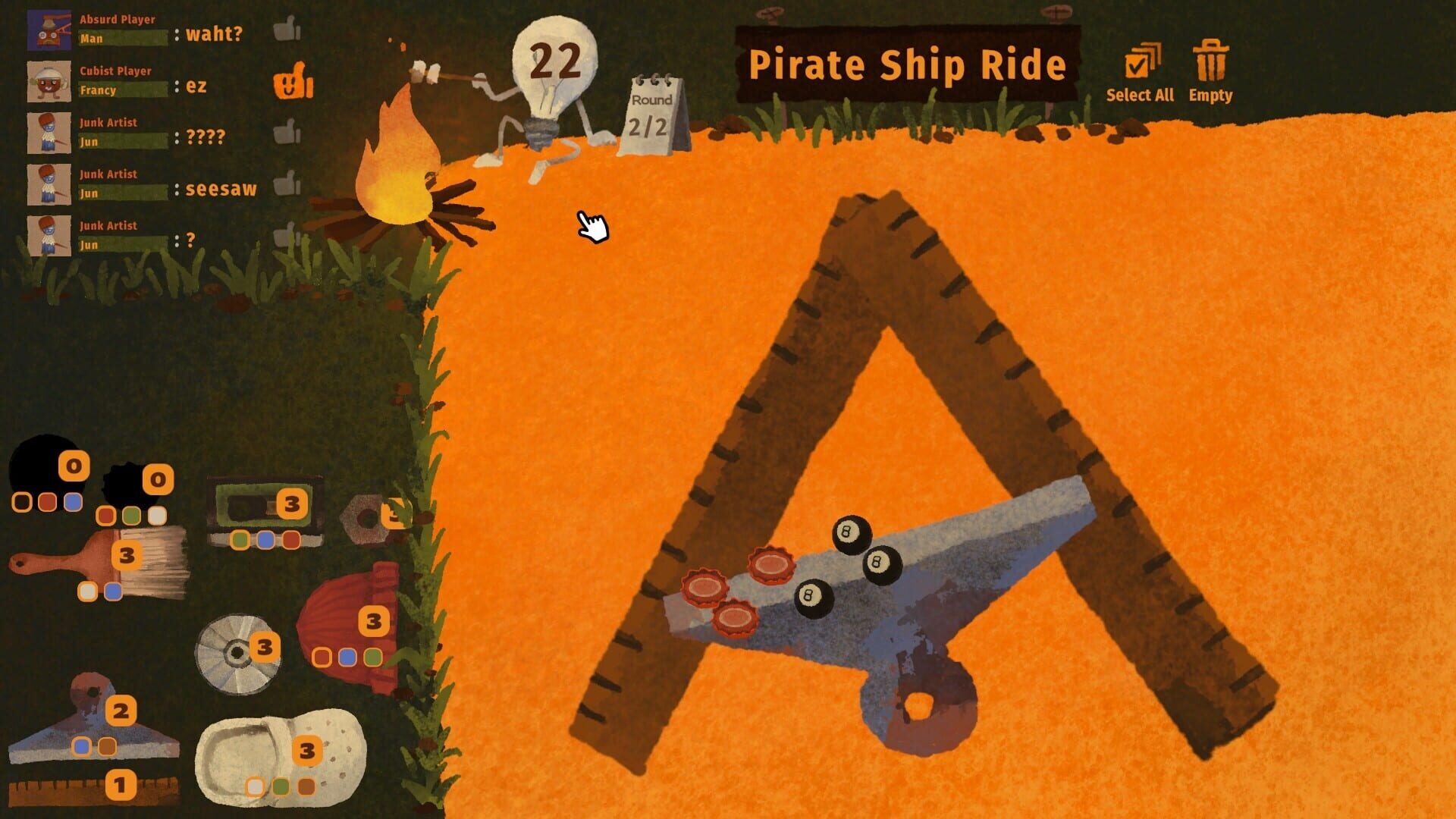Screenshot for We, Junk Artists