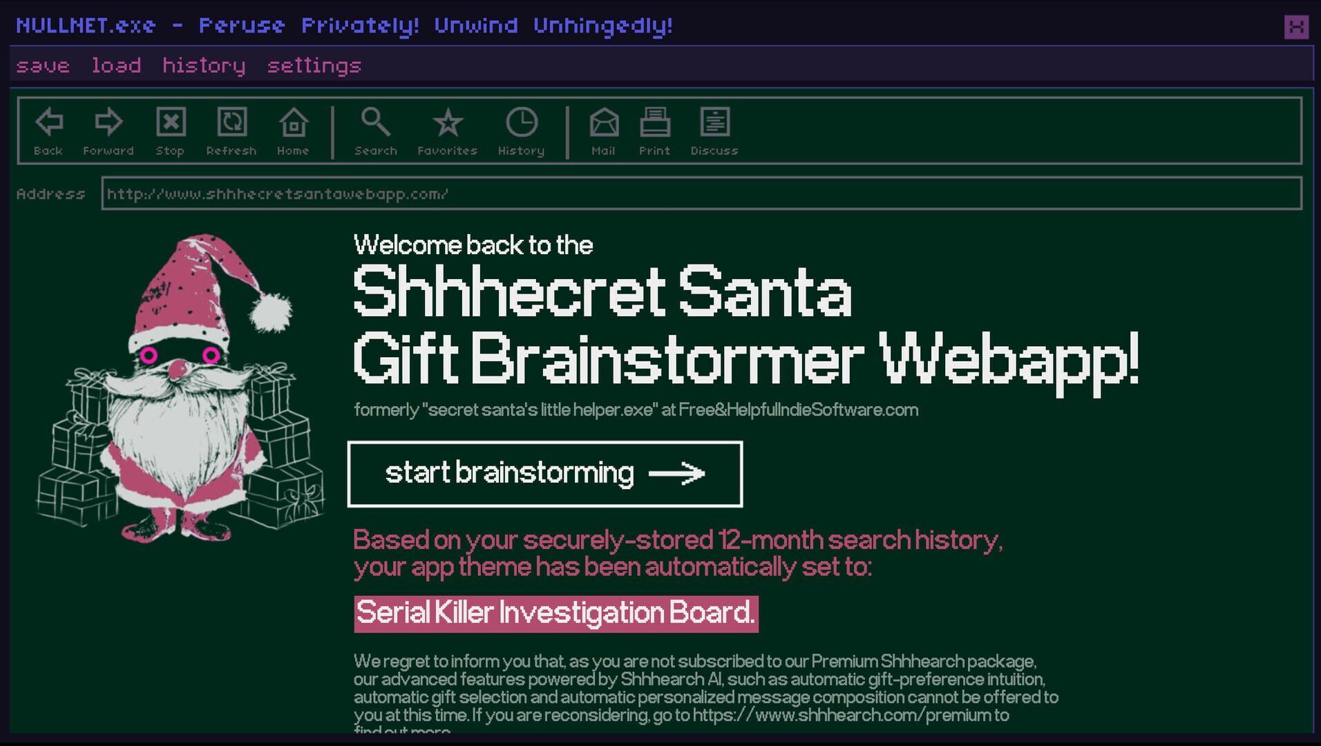 Screenshot for A Killer Chat! Christmas