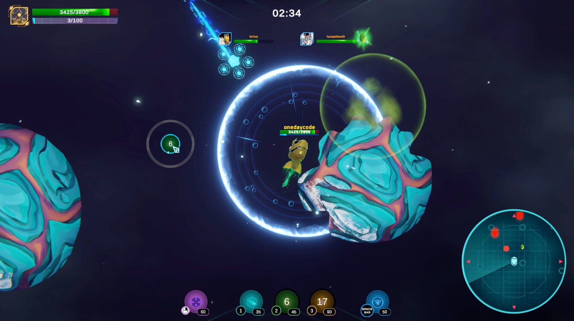 Screenshot for Gravity Blasters