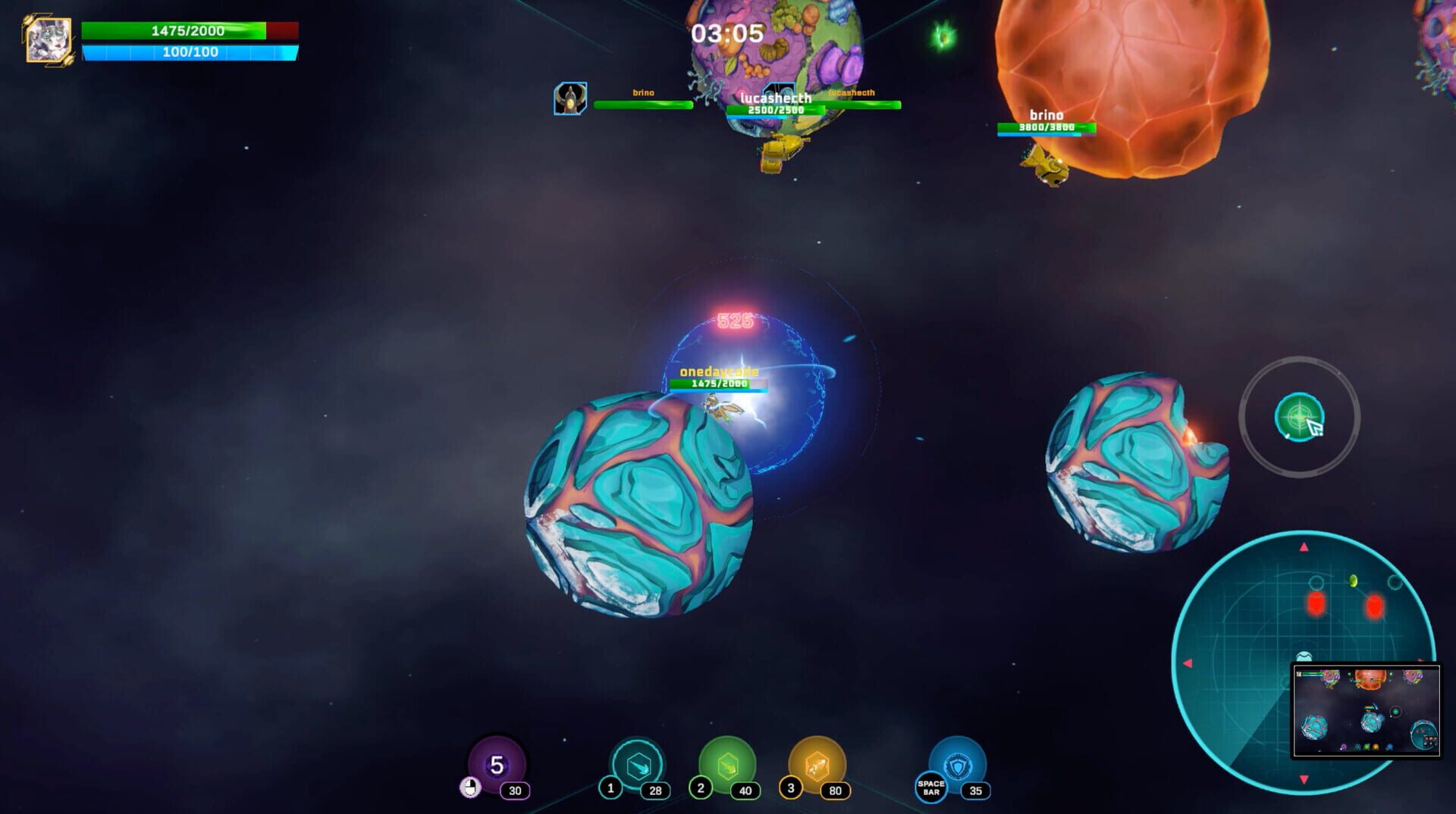 Screenshot for Gravity Blasters