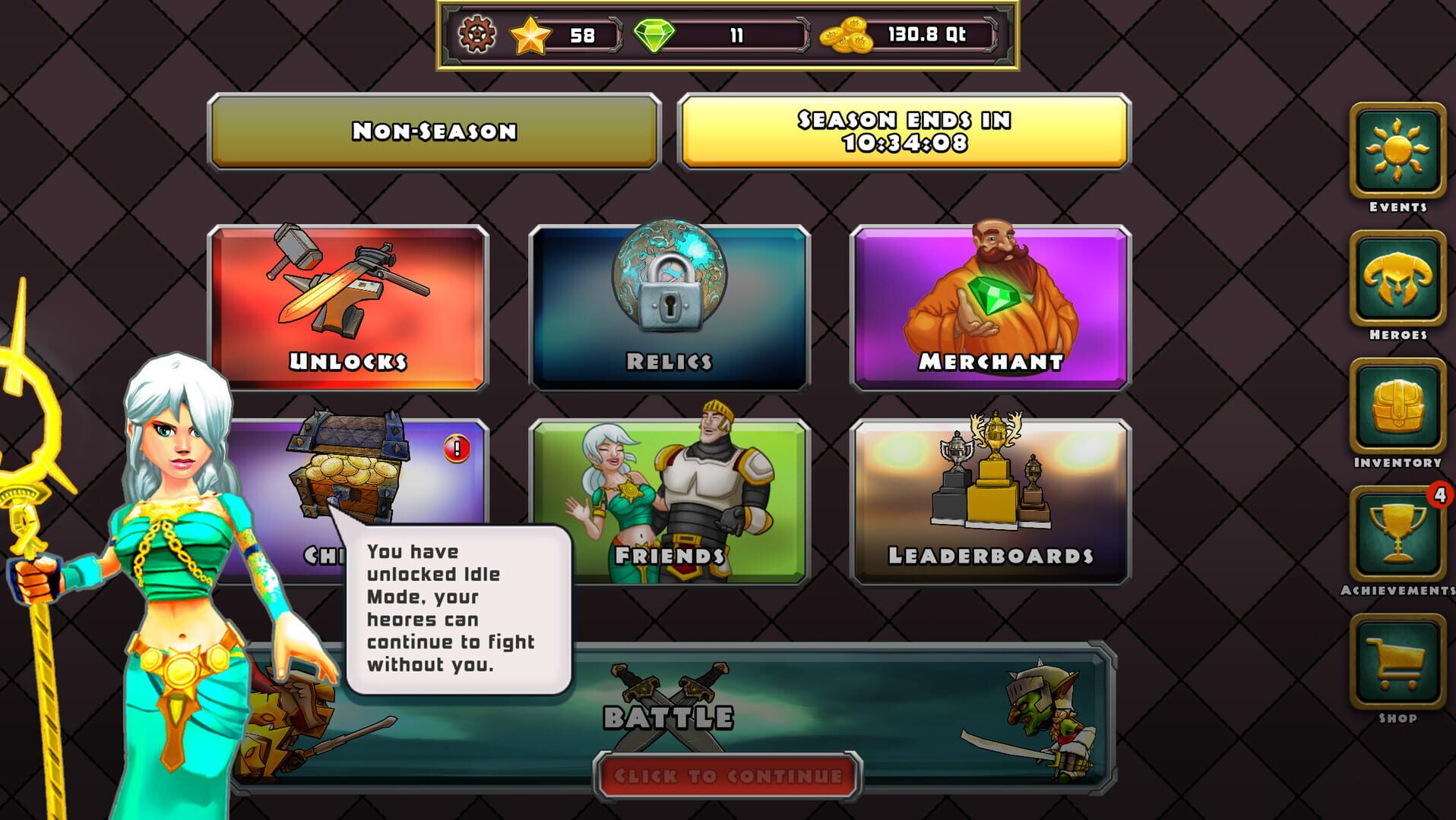 Screenshot for Heroes of Havoc: Idle Adventures