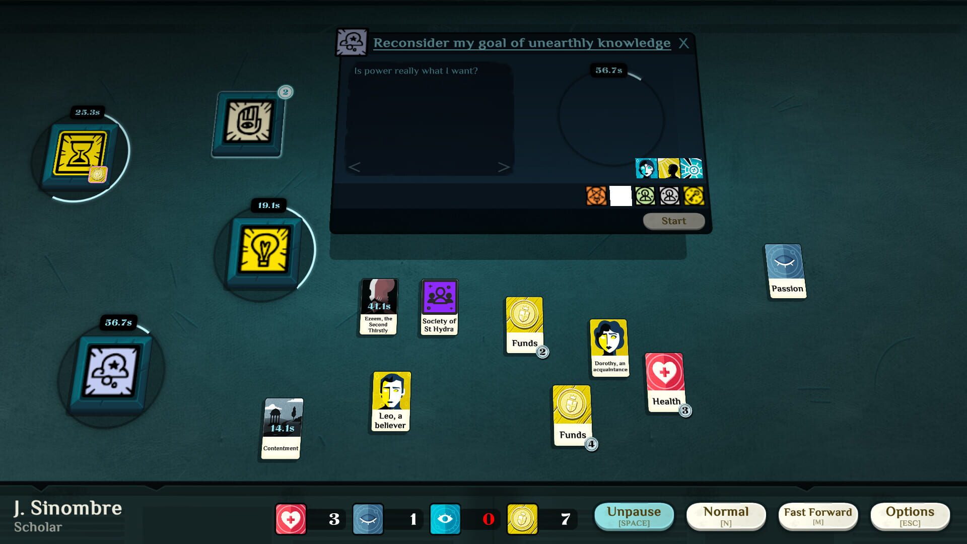 Screenshot for Cultist Simulator