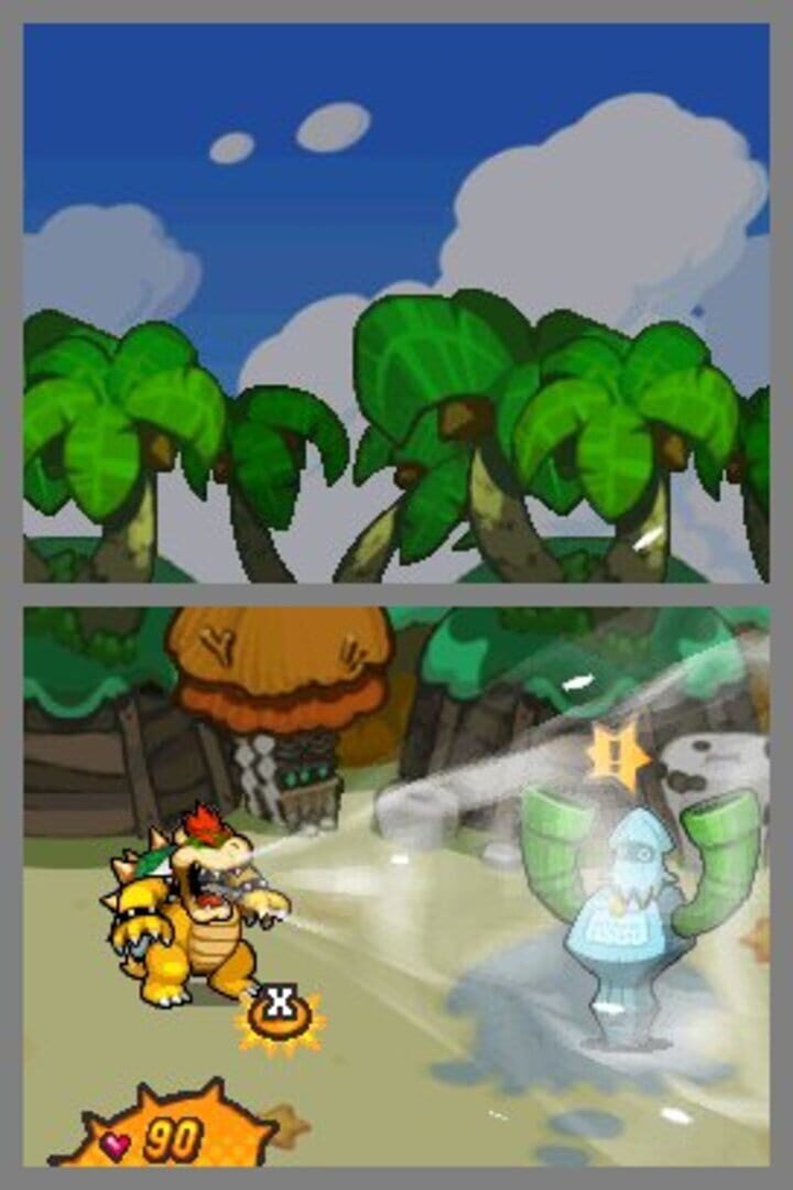 Screenshot for Mario & Luigi: Bowser's Inside Story