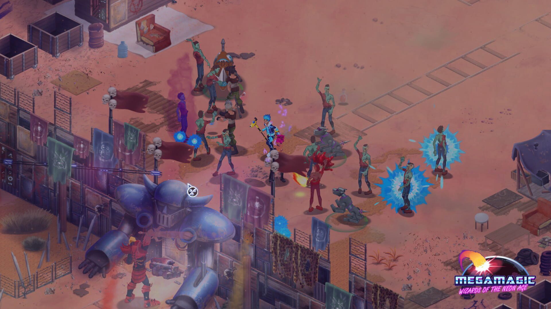 Screenshot for Megamagic: Wizards of the Neon Age