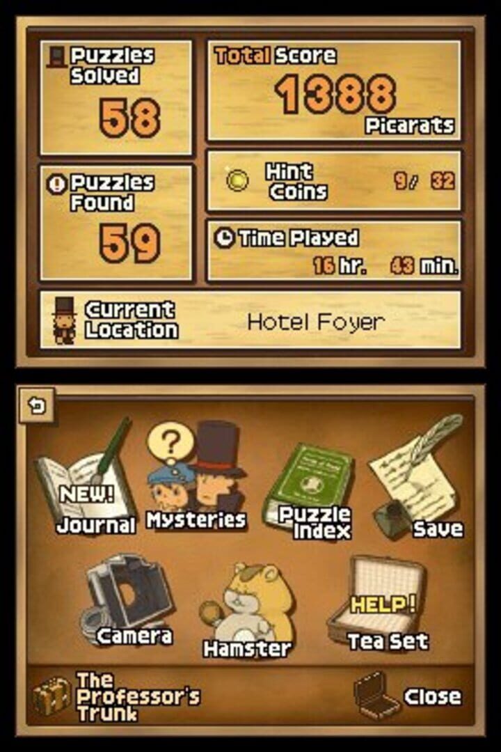 Screenshot for Professor Layton and the Diabolical Box