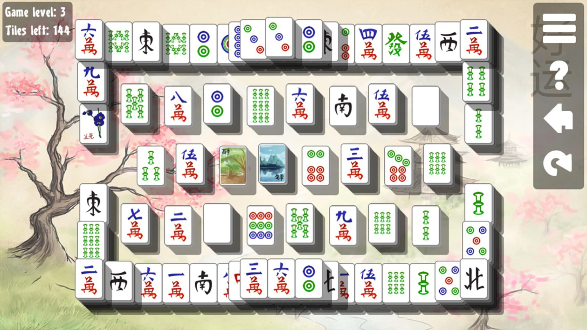 Screenshot for Mahjong Solitaire