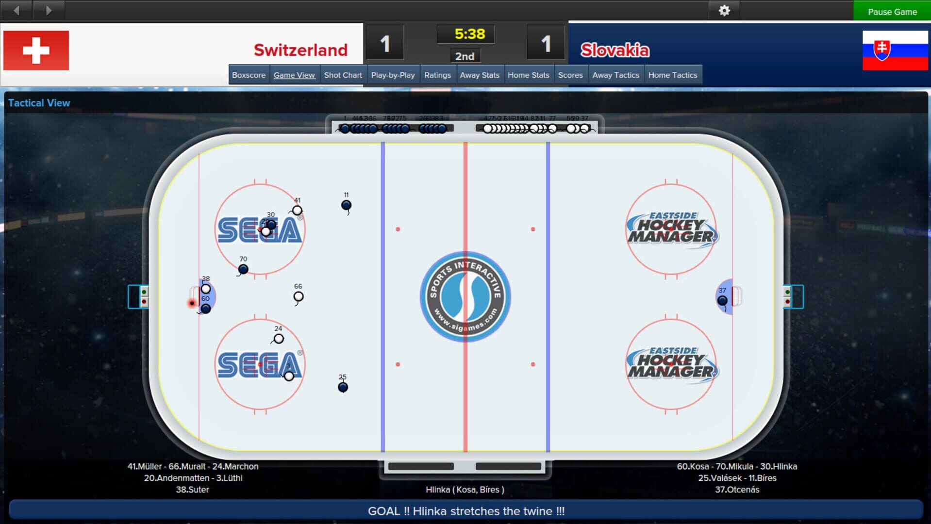 Screenshot for Eastside Hockey Manager