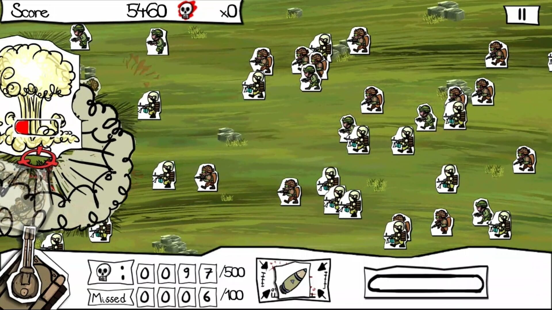 Screenshot for Paper Wars: Cannon Fodder Devastated