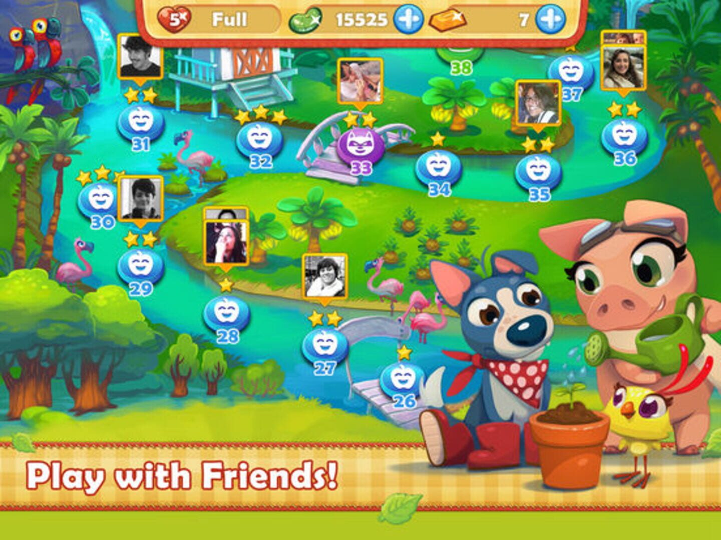 Screenshot for Farm Heroes Saga