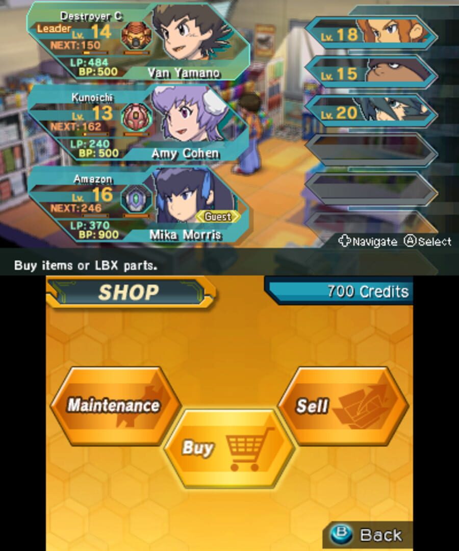 Screenshot for LBX: Little Battlers eXperience