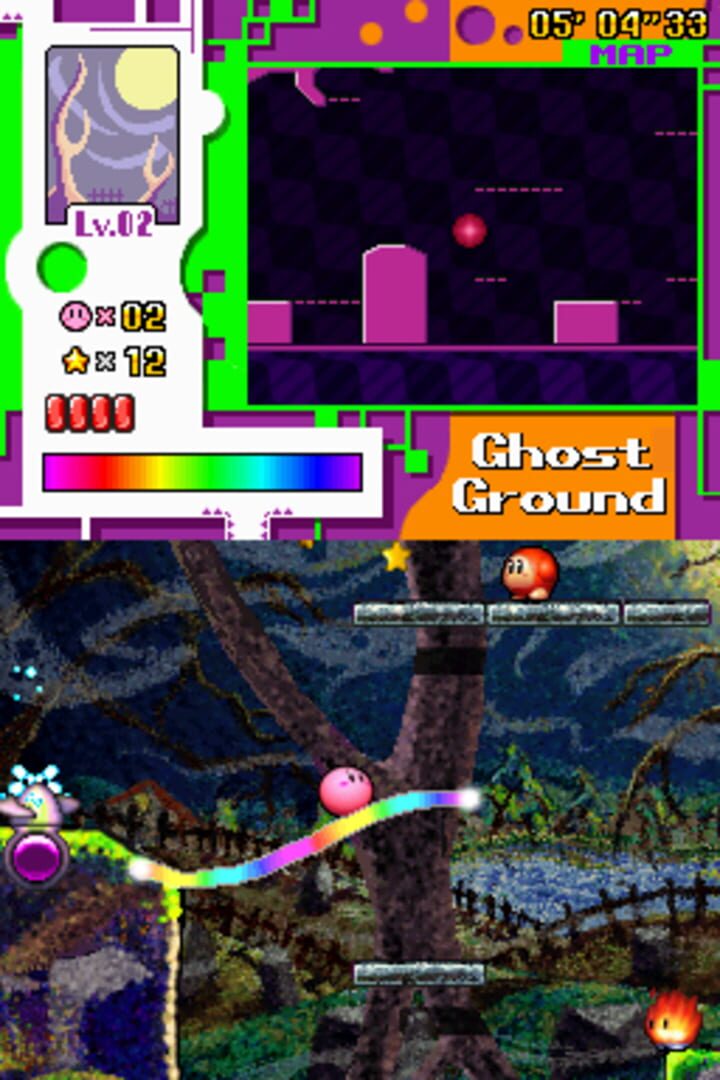 Screenshot for Kirby: Canvas Curse