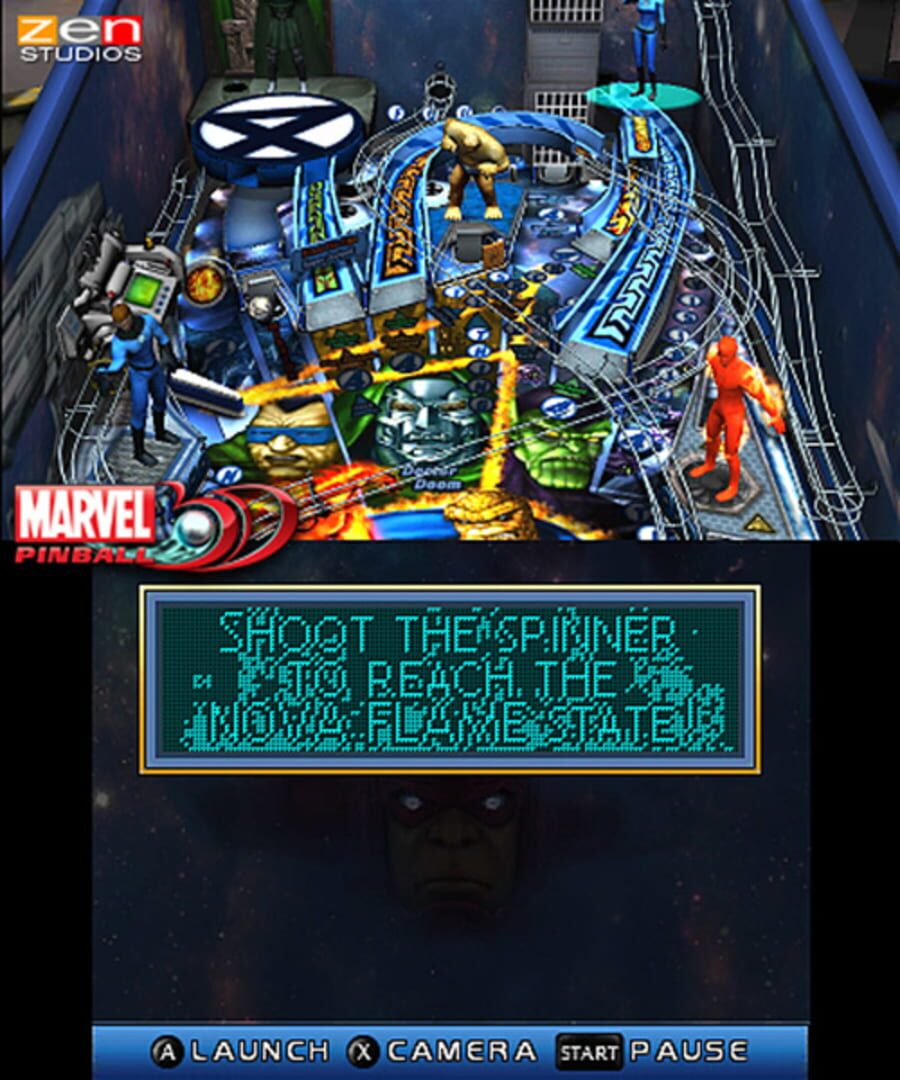 Screenshot for Marvel Pinball 3D