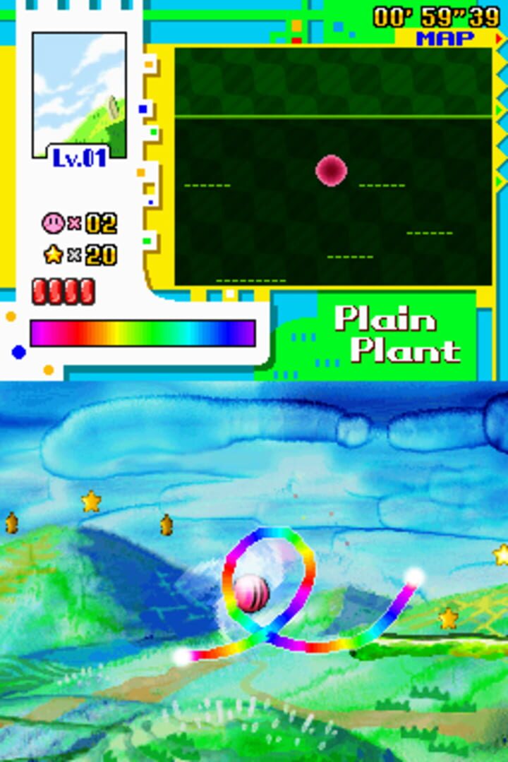 Screenshot for Kirby: Canvas Curse