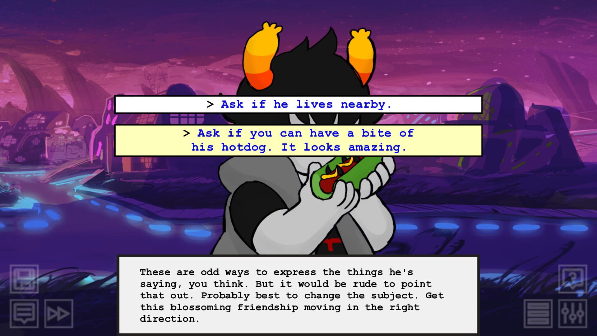 Screenshot for Hiveswap Friendsim