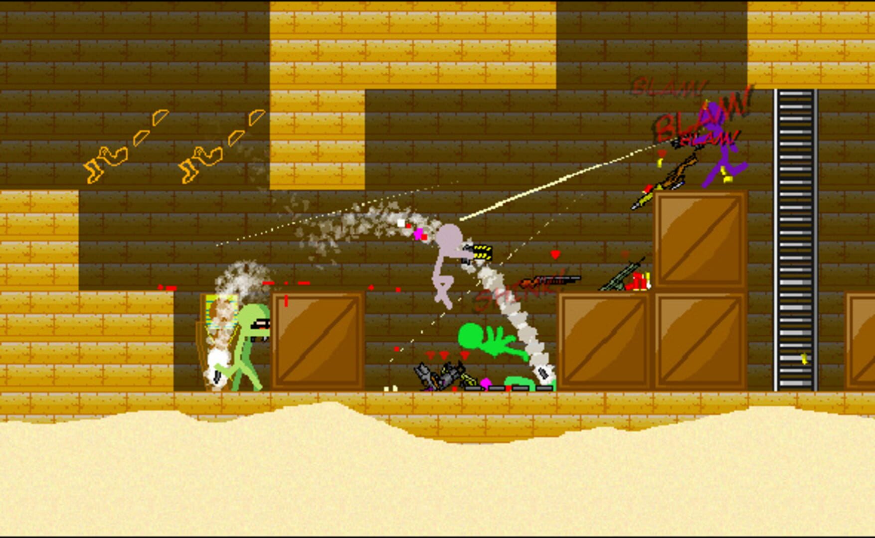 Screenshot for Boring Man: Online Tactical Stickman Combat